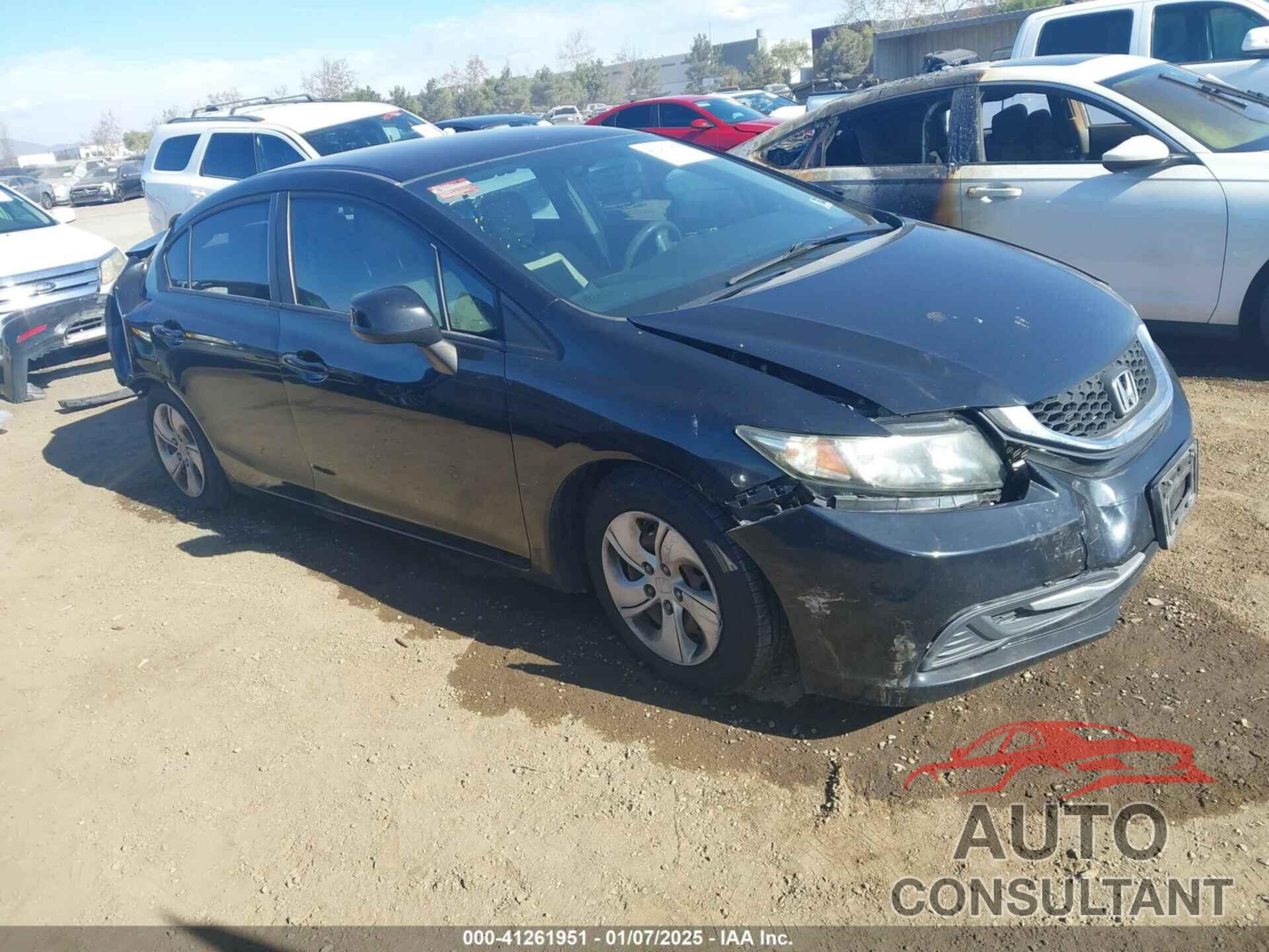 HONDA CIVIC 2013 - 19XFB2F58DE231874