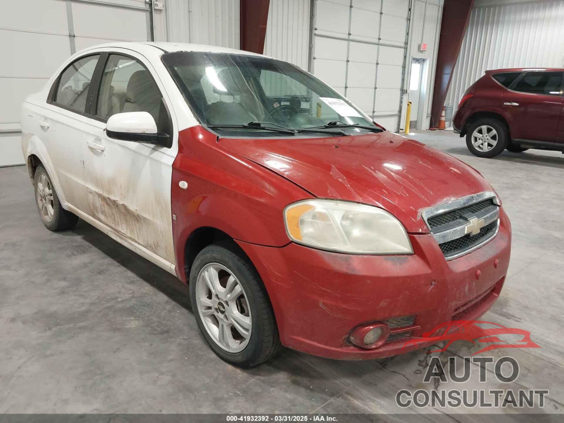 CHEVROLET AVEO 2011 - KL1TD5DE4BB118796