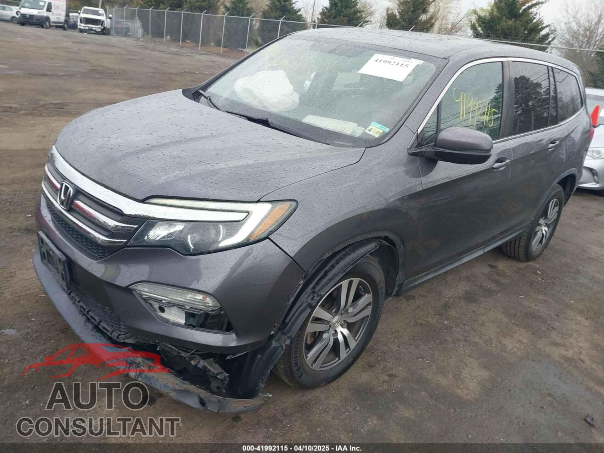 HONDA PILOT 2017 - 5FNYF6H5XHB029443