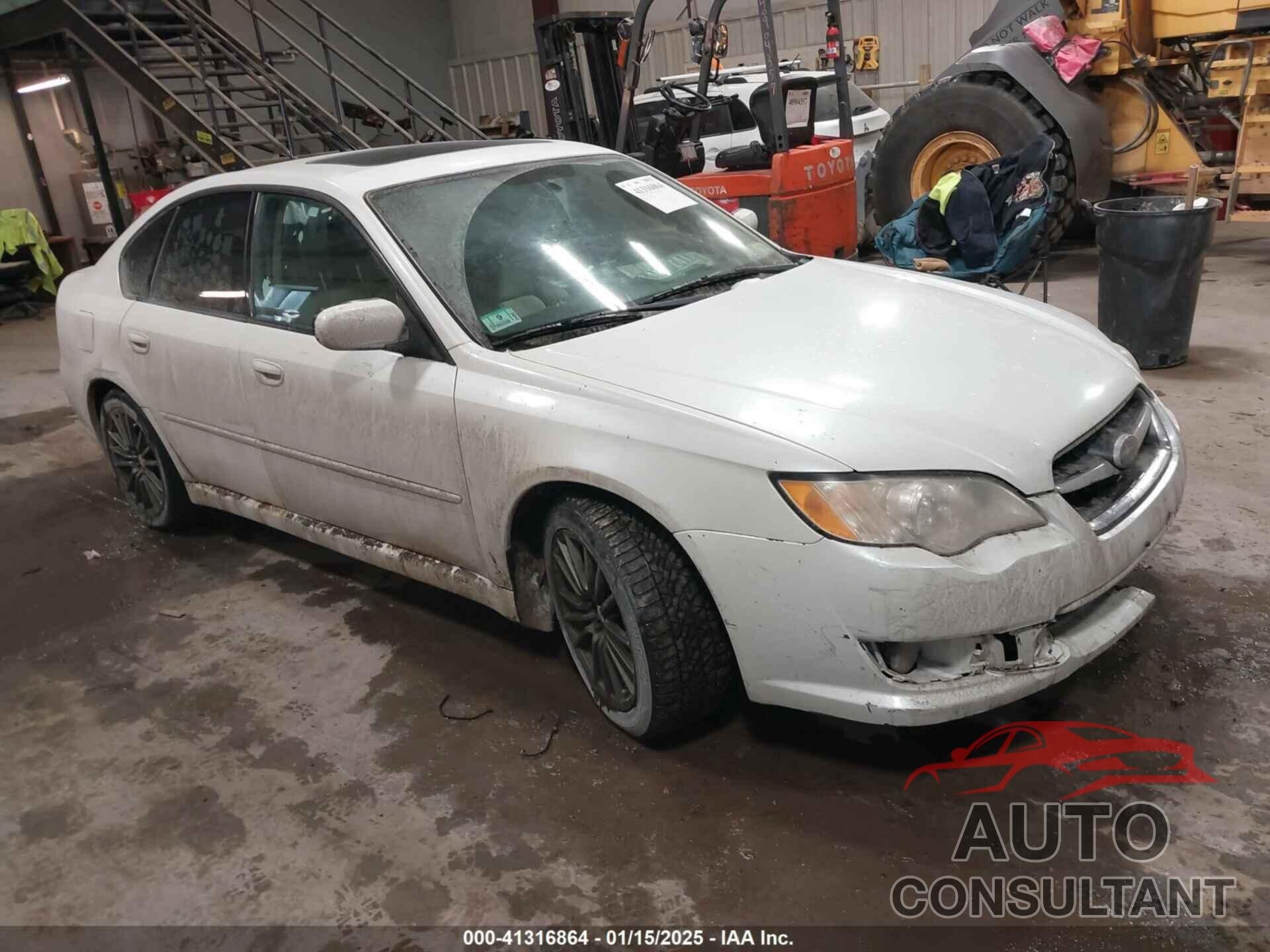 SUBARU LEGACY 2009 - 4S3BL616X97229229