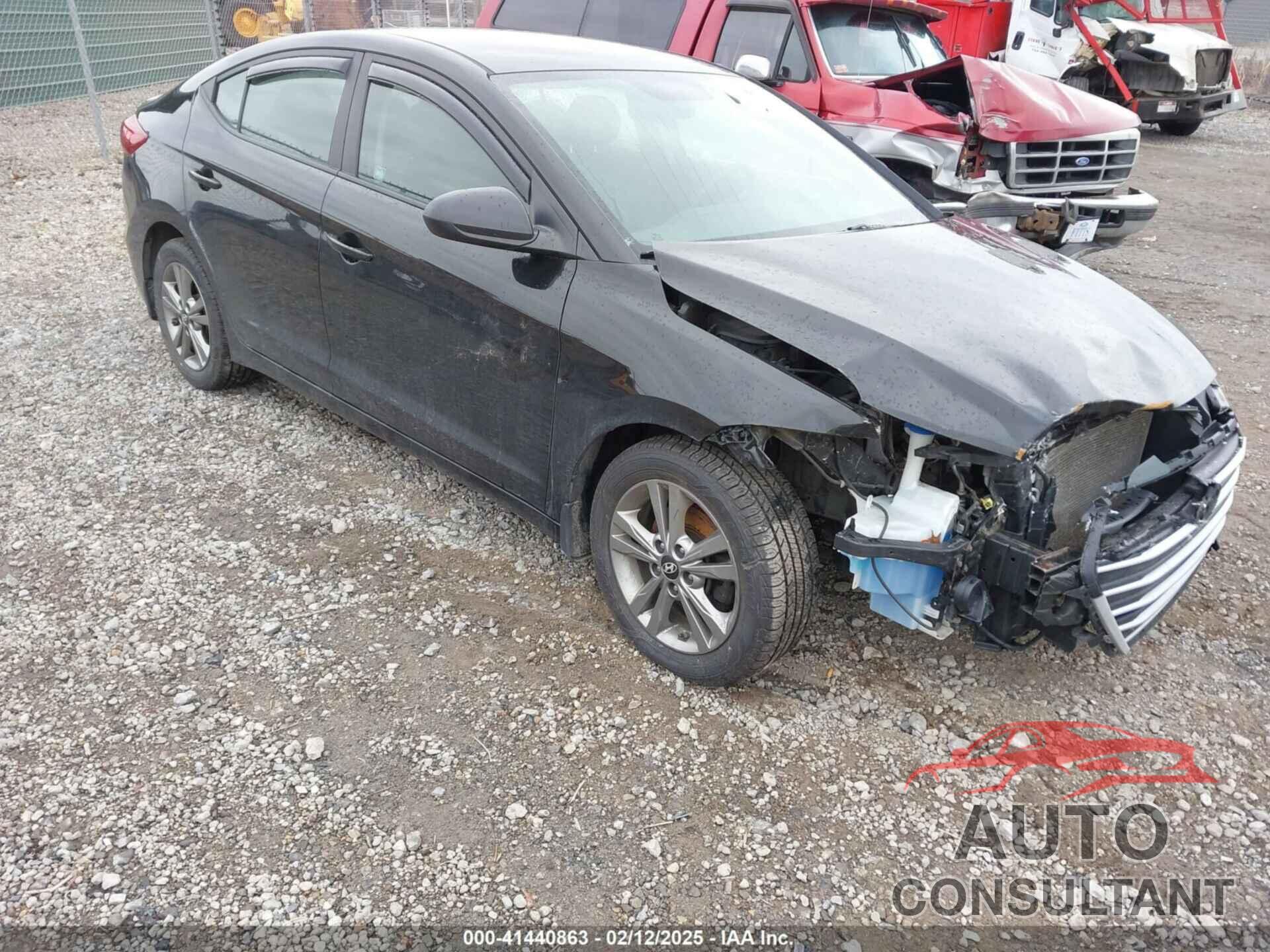 HYUNDAI ELANTRA 2018 - KMHD84LF2JU465970