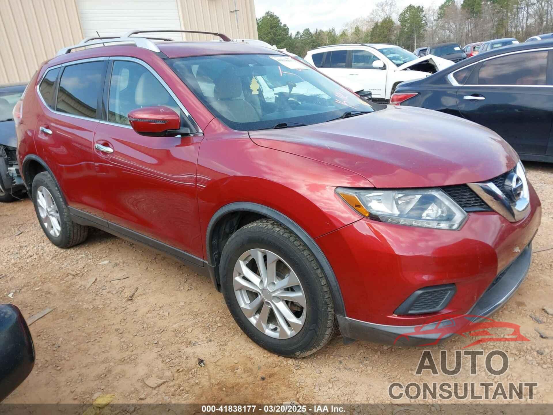 NISSAN ROGUE 2016 - KNMAT2MV3GP702778