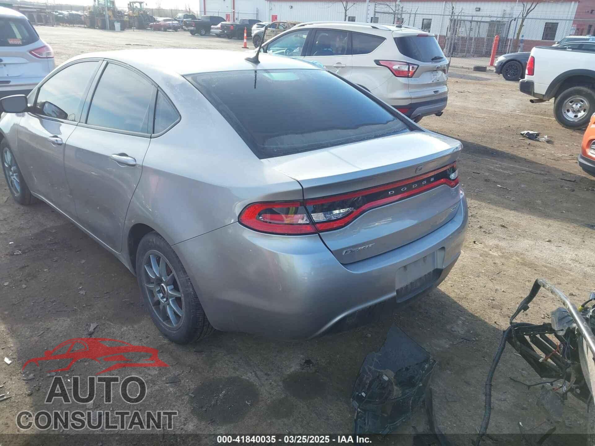 DODGE DART 2015 - 1C3CDFBB4FD267005