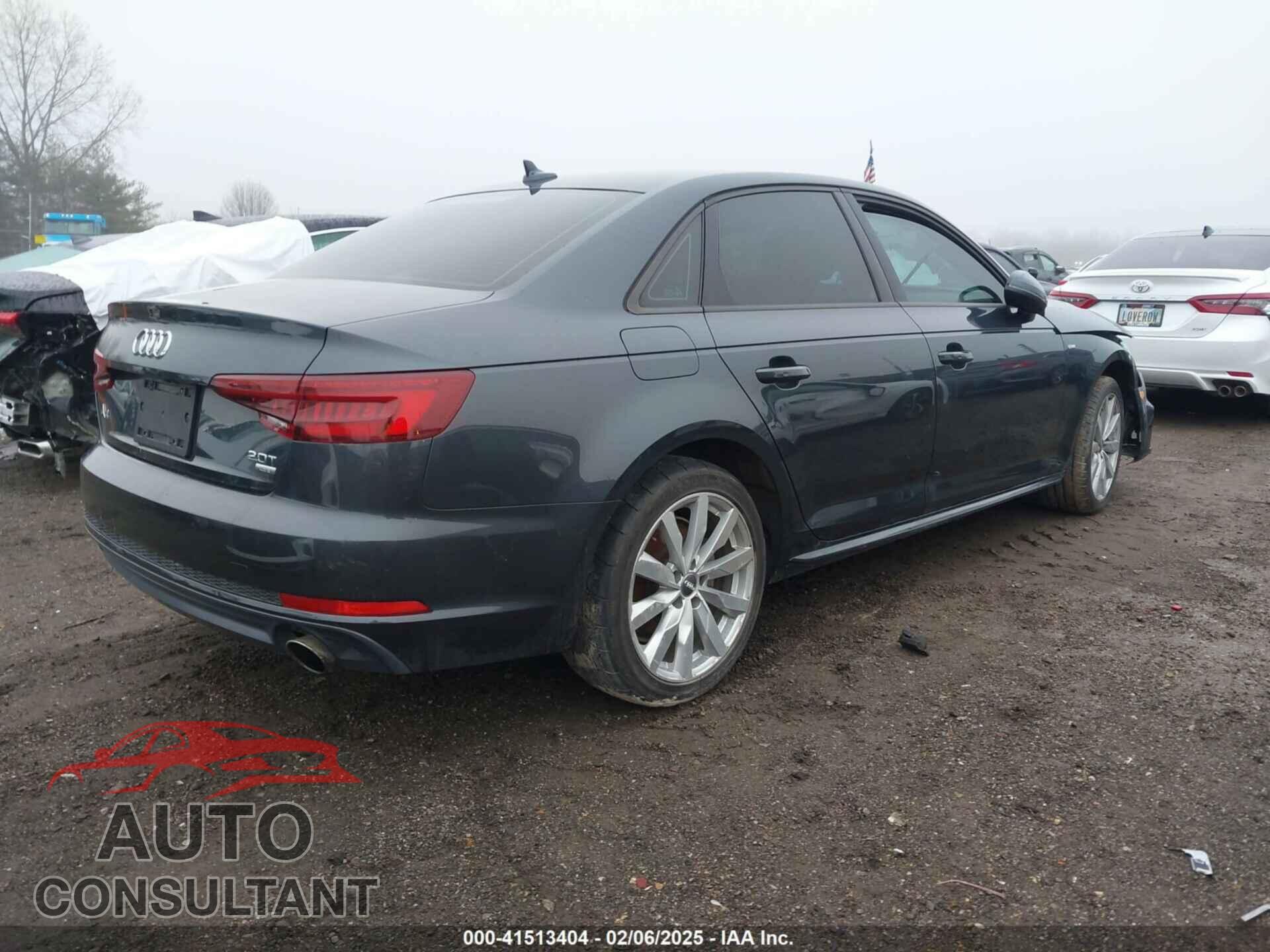 AUDI A4 2018 - WAUKMAF48JA068794