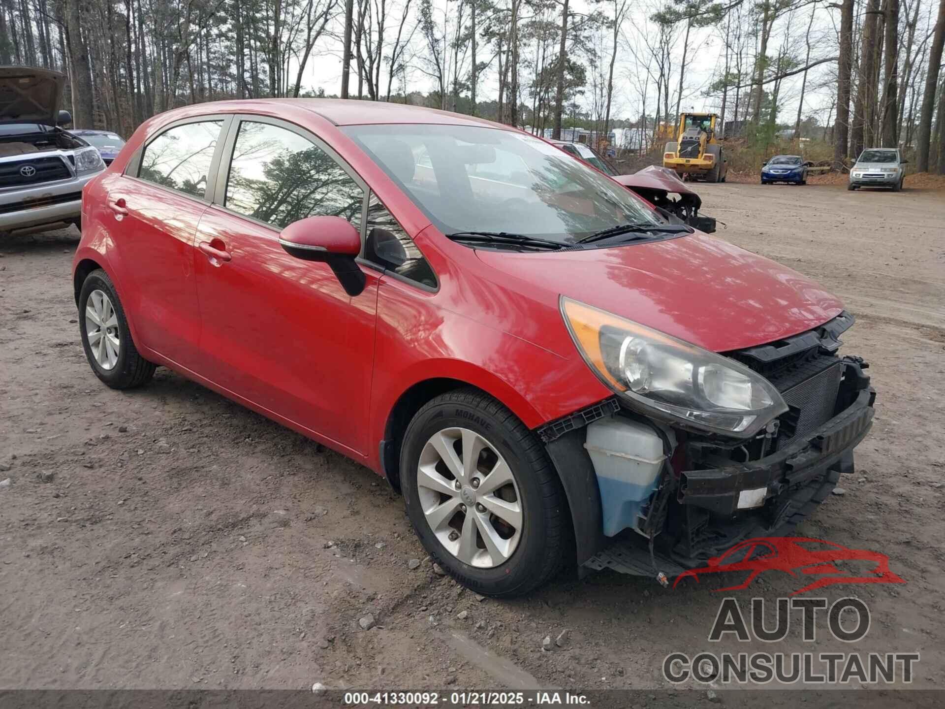 KIA RIO 2013 - KNADN5A3XD6167832