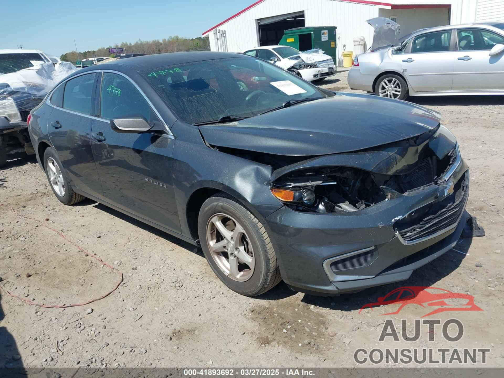 CHEVROLET MALIBU 2017 - 1G1ZC5ST8HF266404