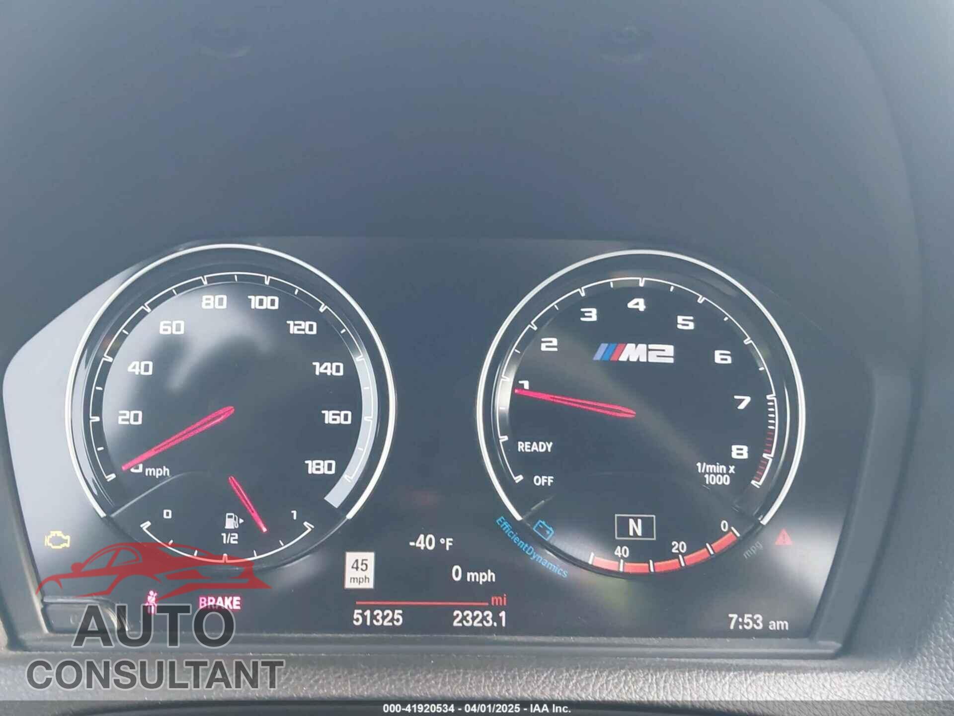 BMW M2 2019 - WBS2U7C53K7D29214