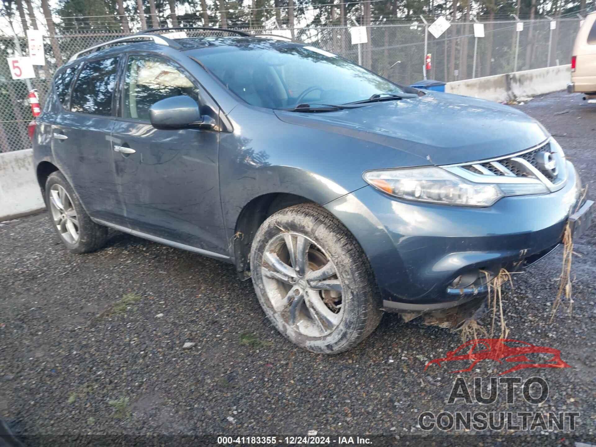NISSAN MURANO 2011 - JN8AZ1MW3BW170968