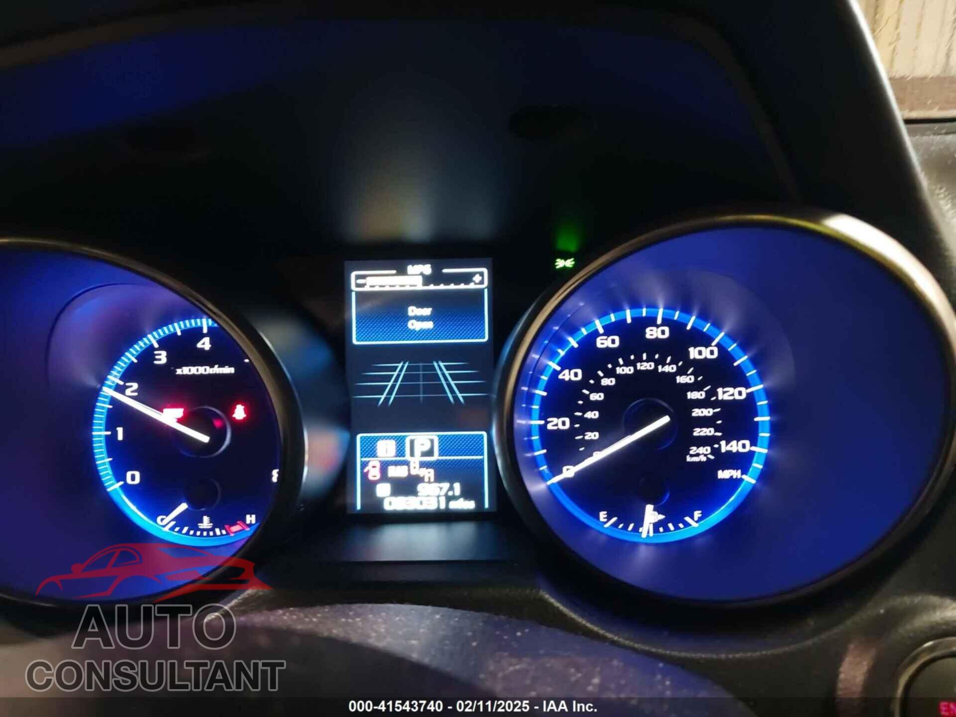 SUBARU OUTBACK 2018 - 4S4BSANC3J3261663