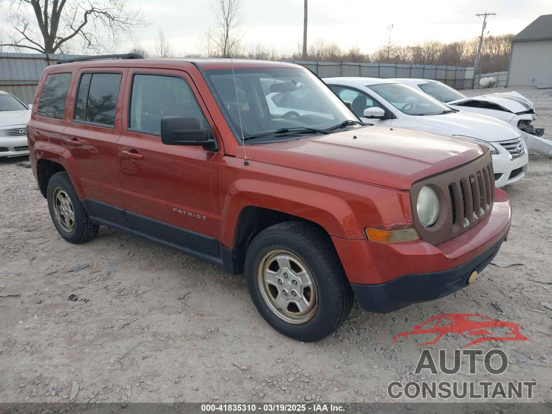 JEEP PATRIOT 2012 - 1C4NJRBBXCD612838