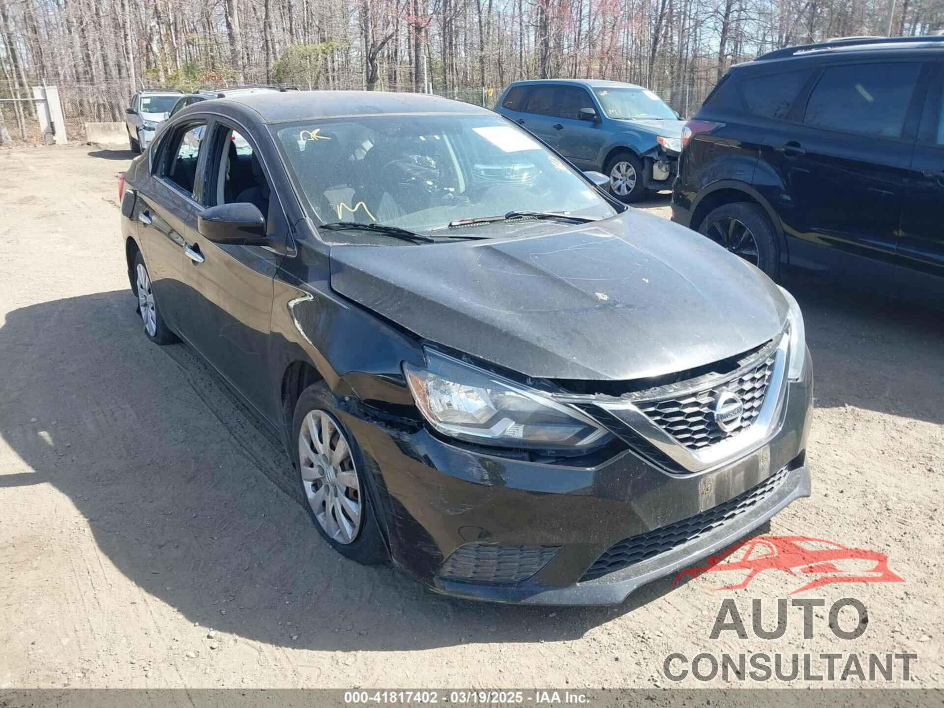NISSAN SENTRA 2017 - 3N1AB7APXHY360772