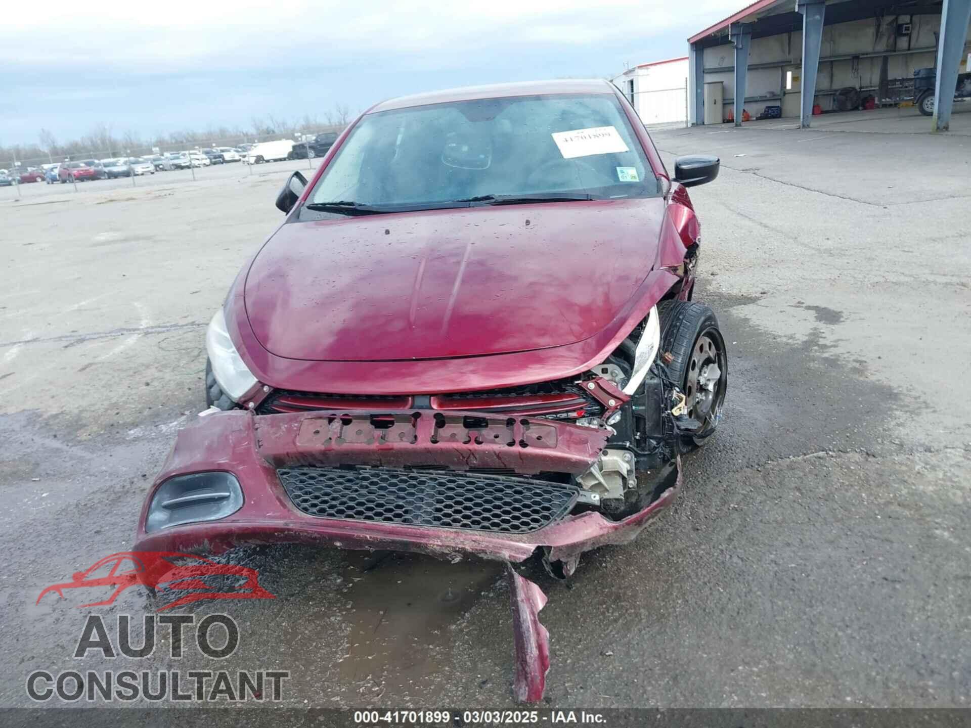 DODGE DART 2015 - 1C3CDFAA1FD345605