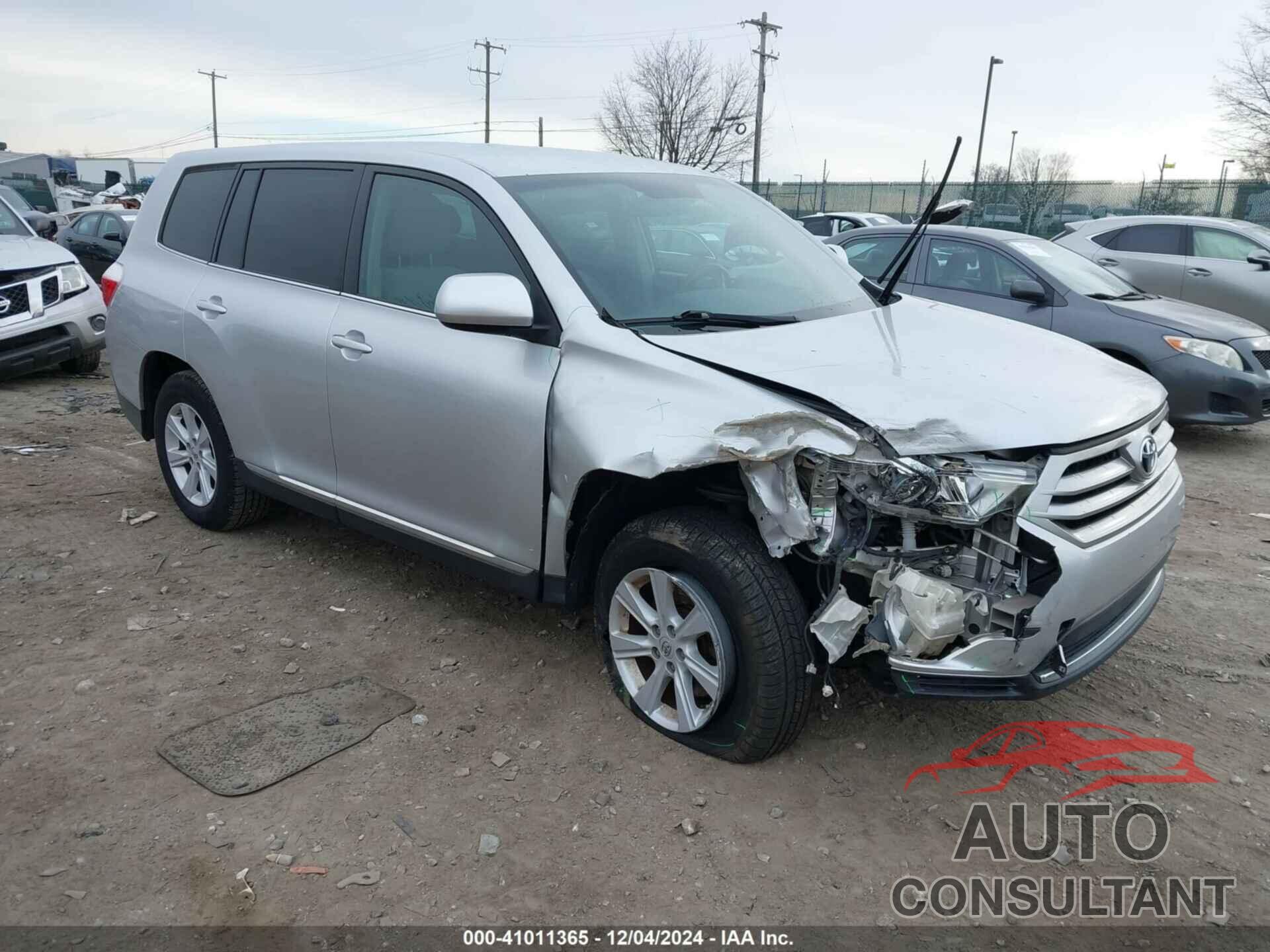 TOYOTA HIGHLANDER 2013 - 5TDBK3EH3DS216463
