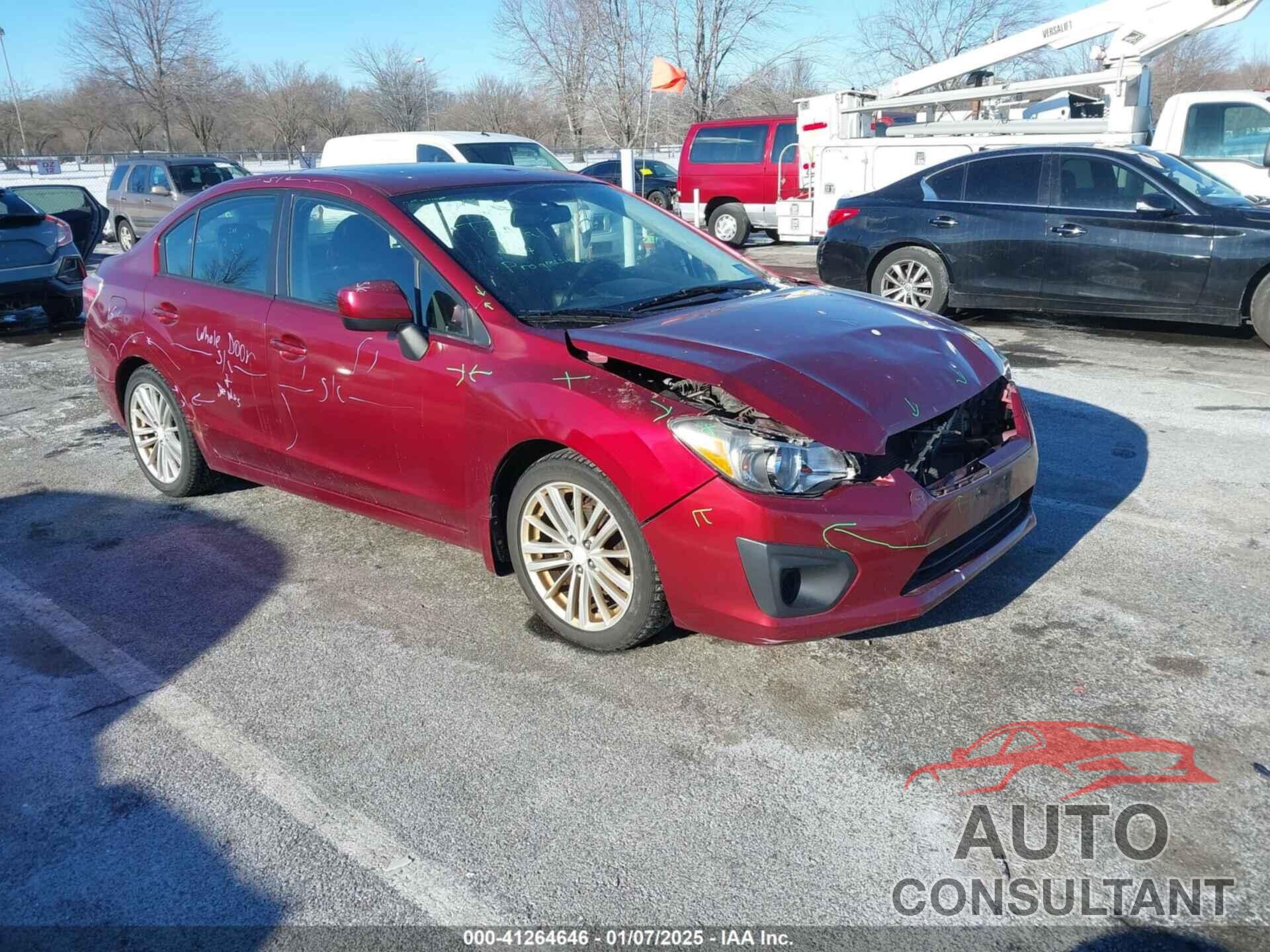 SUBARU IMPREZA 2012 - JF1GJAD64CH011319