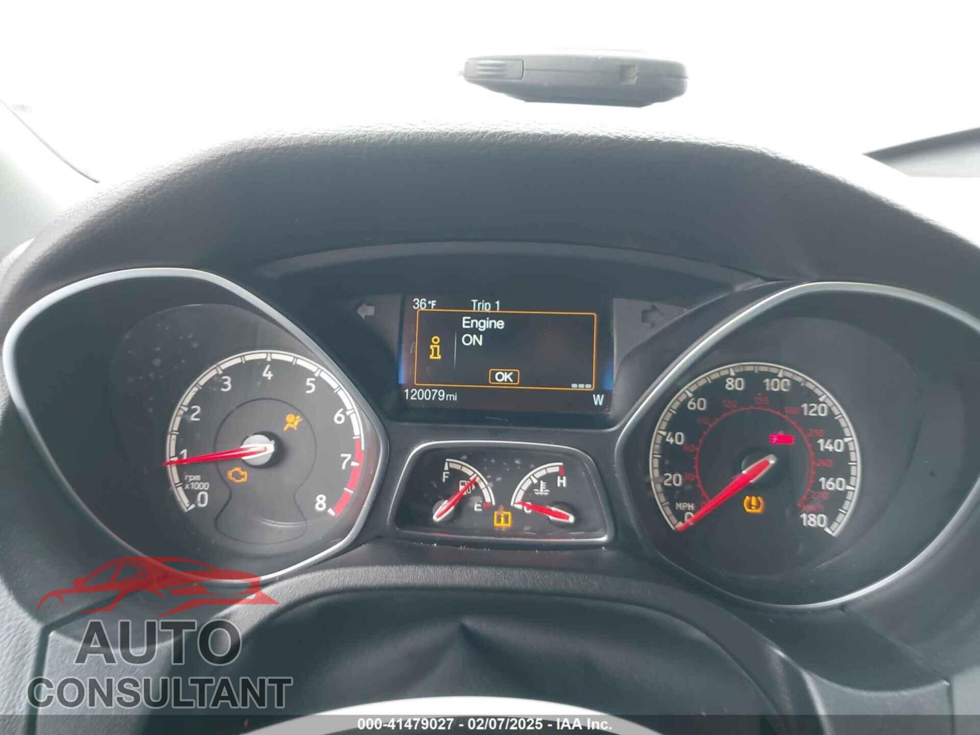FORD FOCUS ST 2015 - 1FADP3L92FL241872