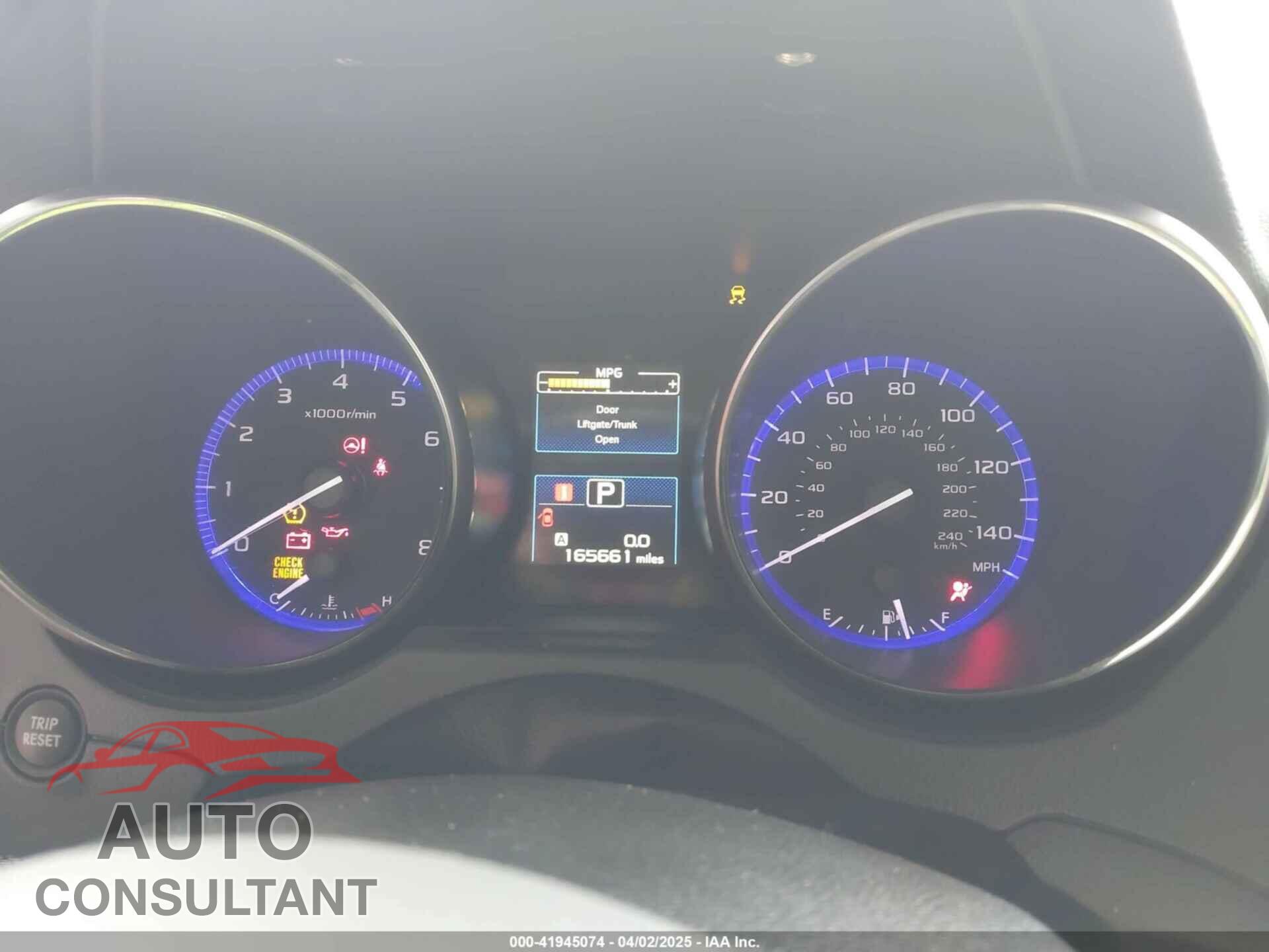 SUBARU OUTBACK 2015 - 4S4BSACC4F3358932