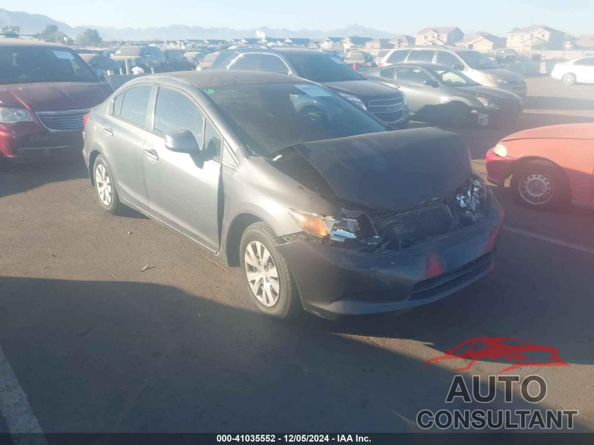 HONDA CIVIC 2012 - 19XFB2F50CE345060