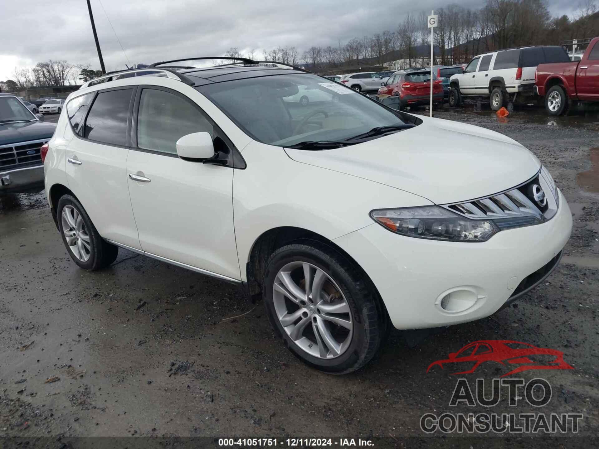 NISSAN MURANO 2010 - JN8AZ1MW7AW105202
