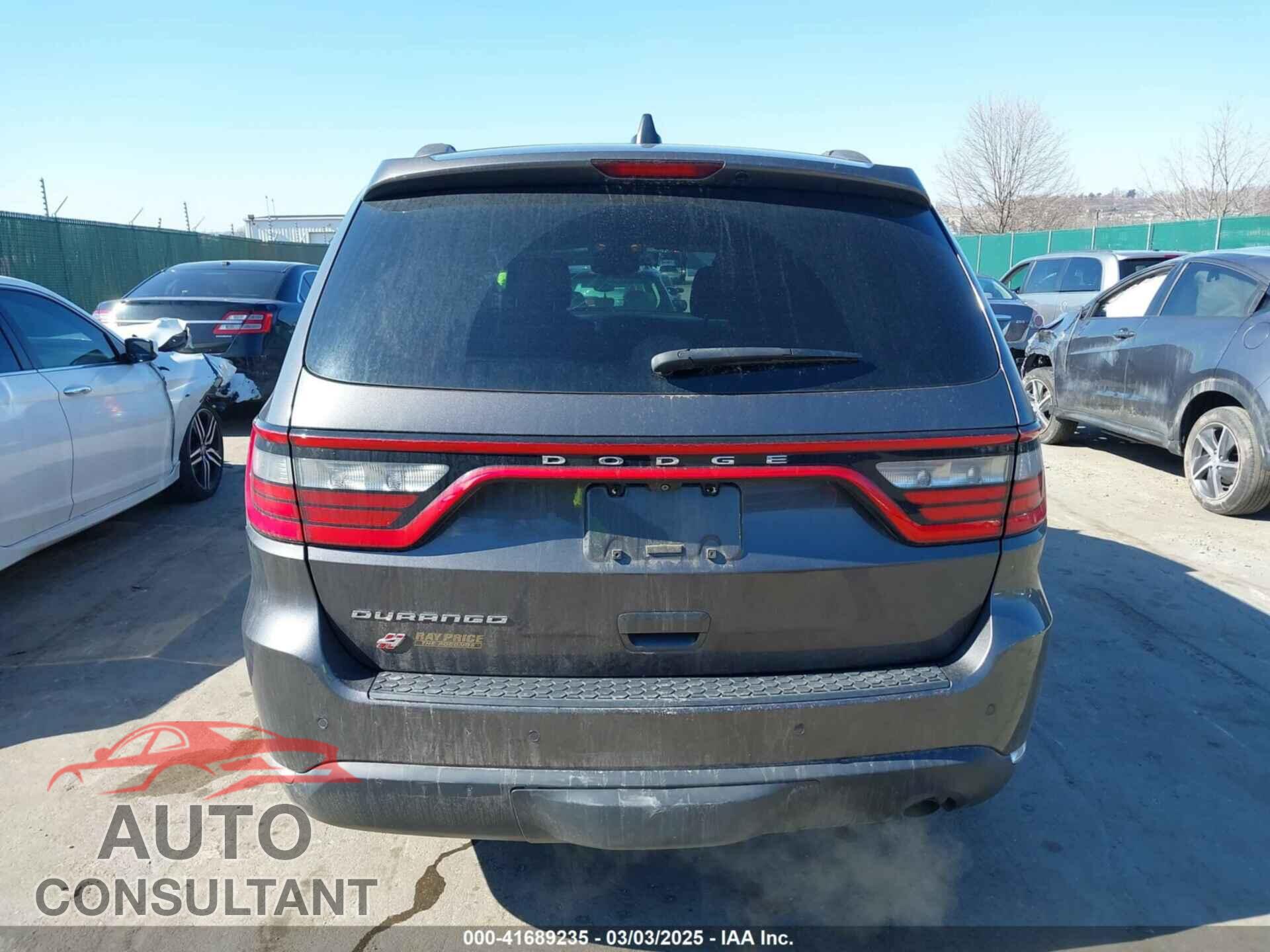 DODGE DURANGO 2018 - 1C4RDJAG4JC176871