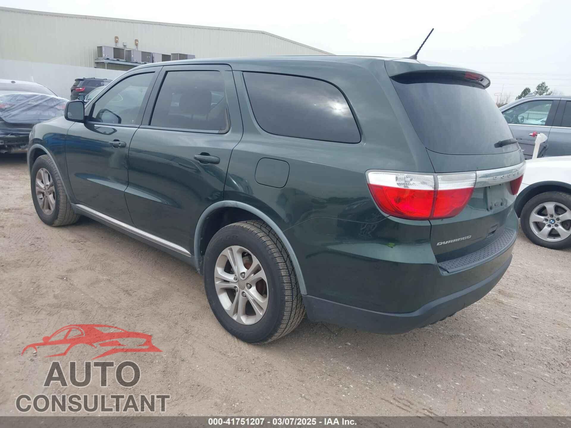 DODGE DURANGO 2011 - 1D4RD2GG8BC630461