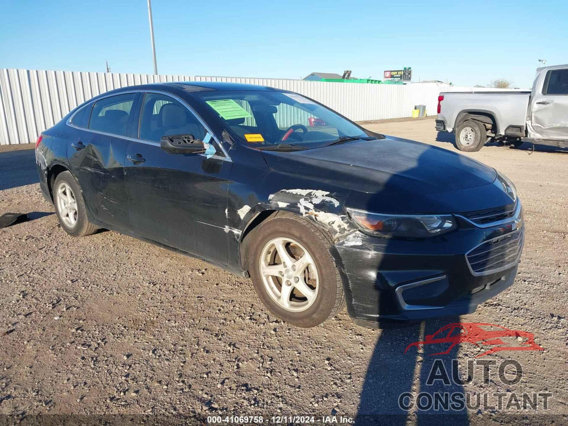 CHEVROLET MALIBU 2016 - 1G1ZB5ST1GF333782