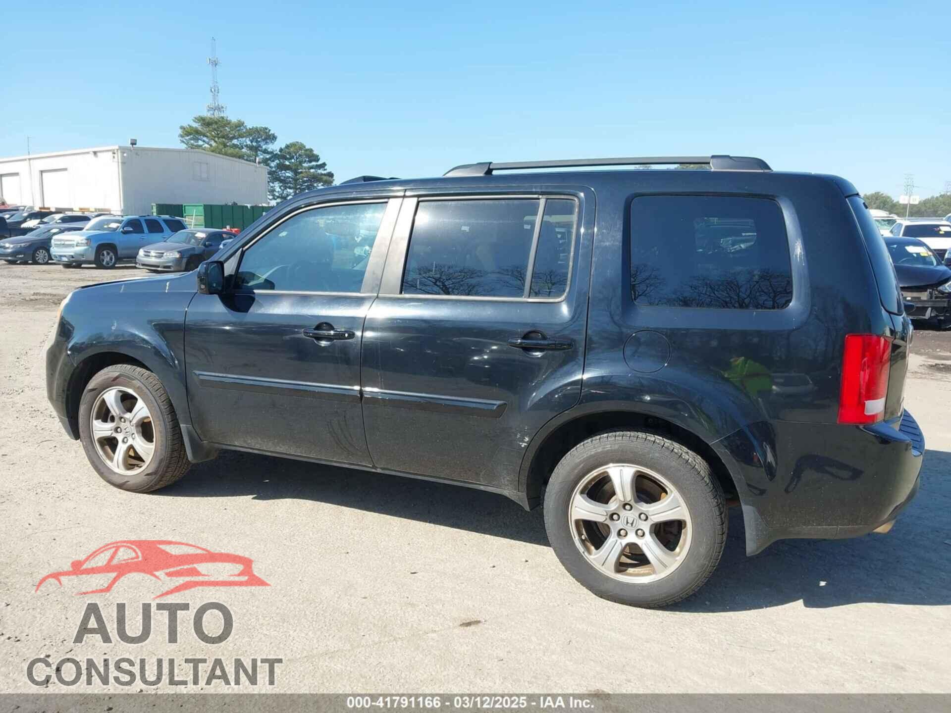 HONDA PILOT 2012 - 5FNYF3H56CB037143