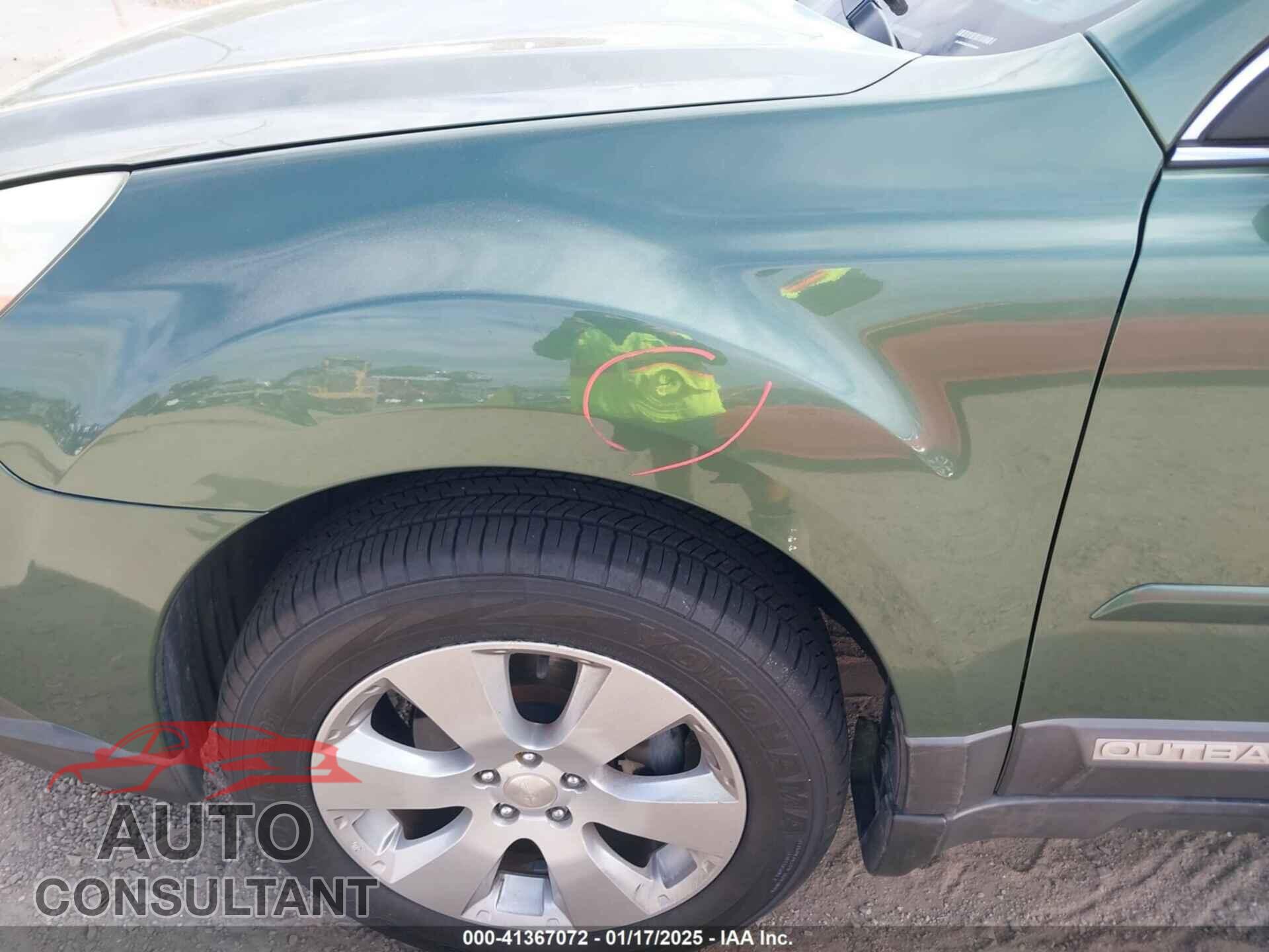 SUBARU OUTBACK 2012 - 4S4BRCBC2C3290943