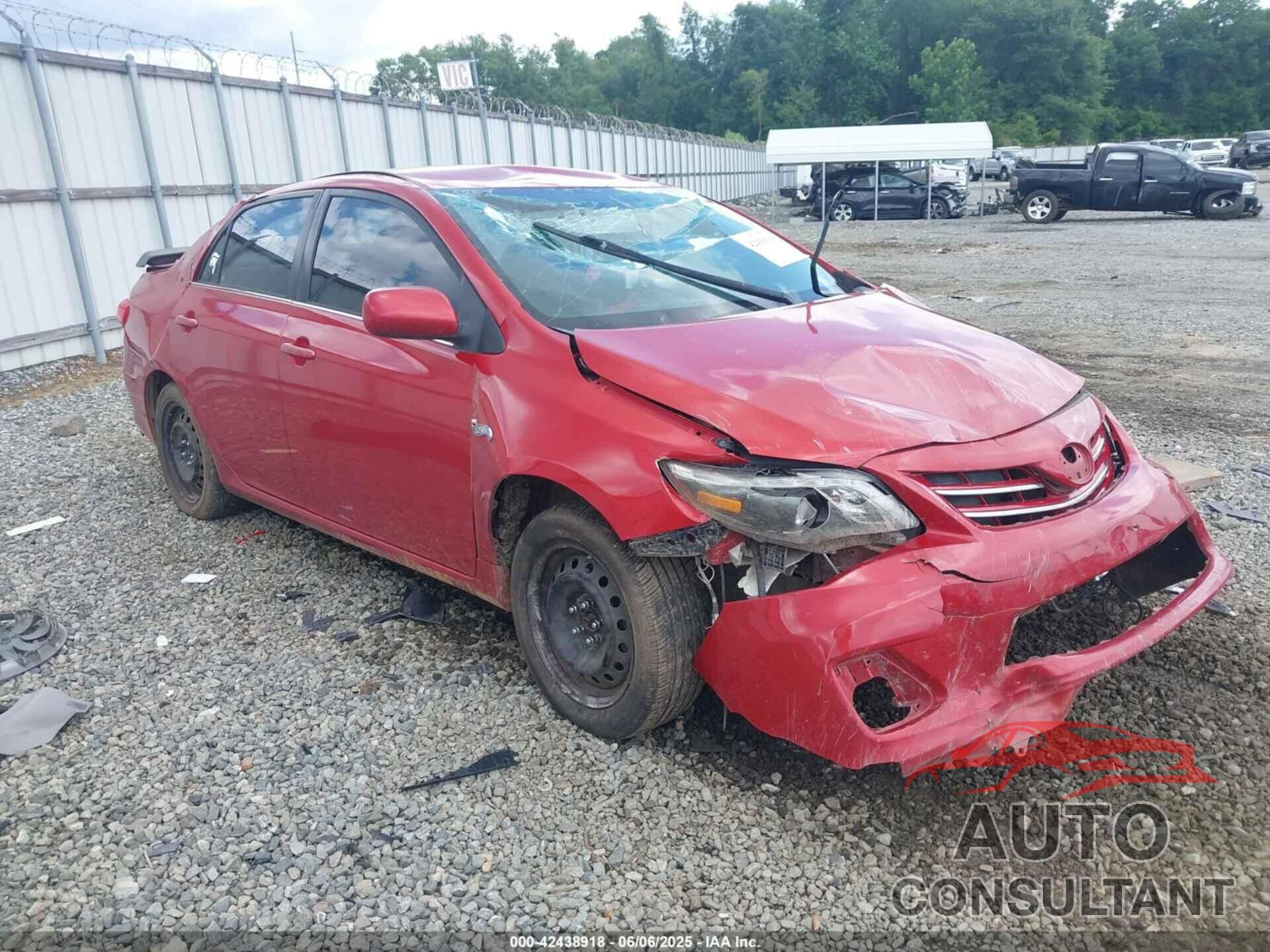 TOYOTA COROLLA 2013 - 5YFBU4EEXDP191141