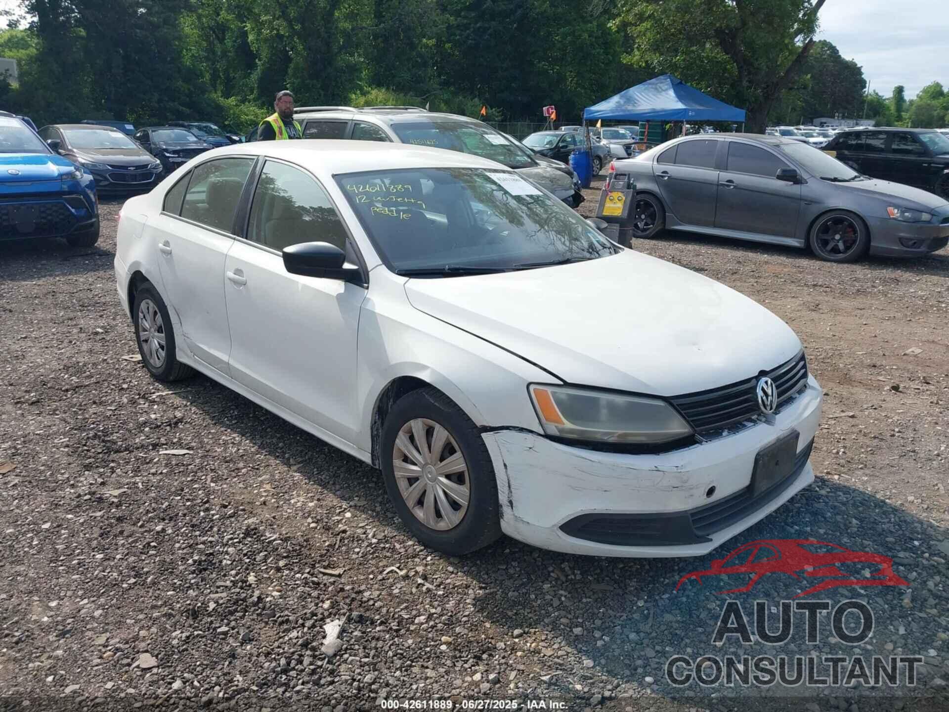 VOLKSWAGEN JETTA 2012 - 3VW2K7AJ3CM463493