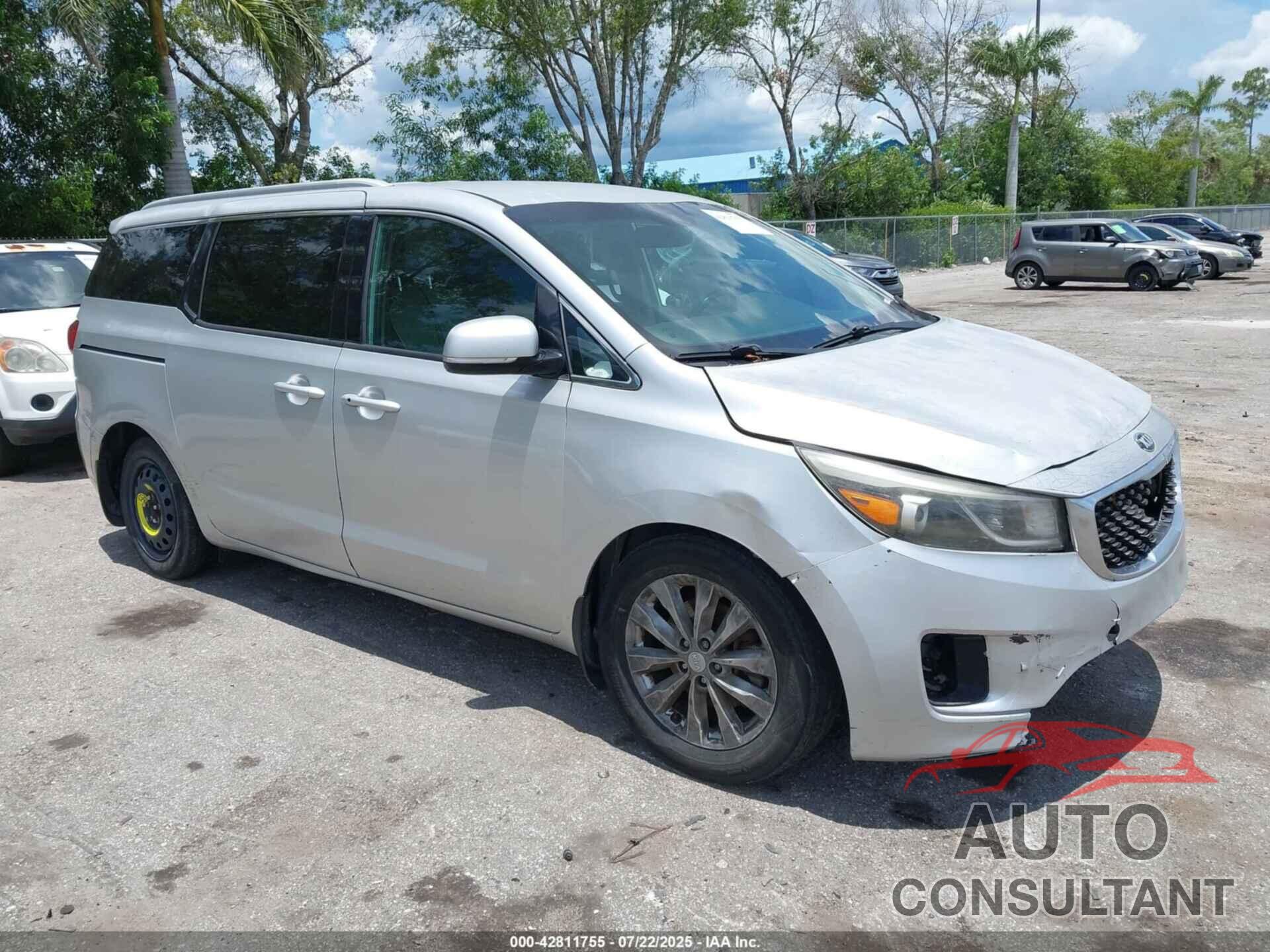 KIA SEDONA 2015 - KNDMC5C13F6051783