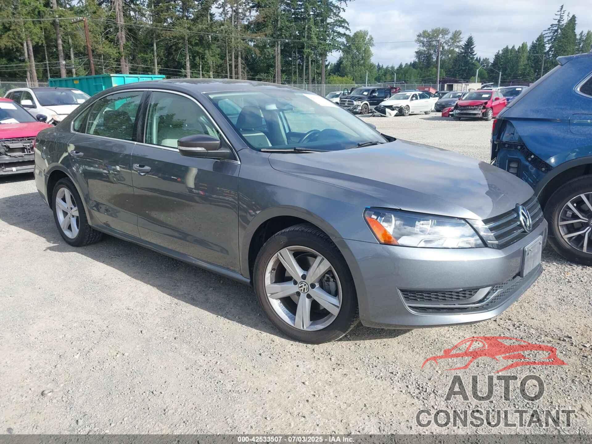 VOLKSWAGEN PASSAT 2013 - 1VWBP7A33DC135979