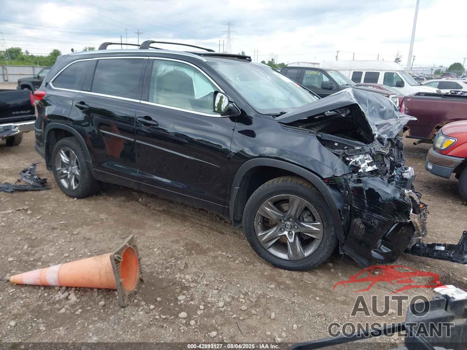 TOYOTA HIGHLANDER 2017 - 5TDDZRFH7HS390905