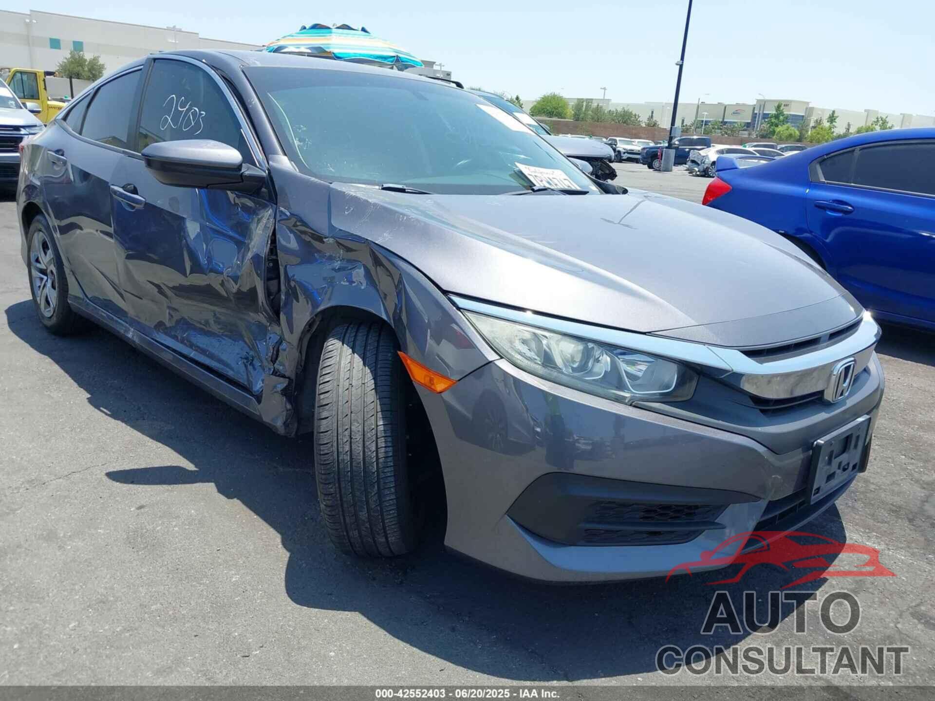 HONDA CIVIC 2016 - 2HGFC2F54GH506227