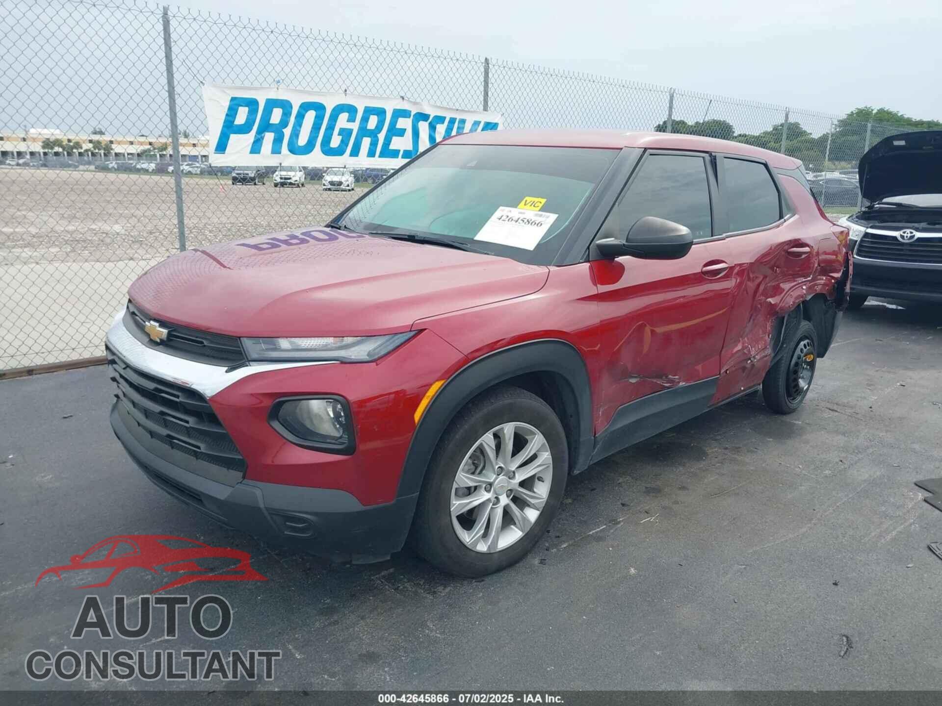 CHEVROLET TRAILBLAZER 2021 - KL79MMS25MB139727