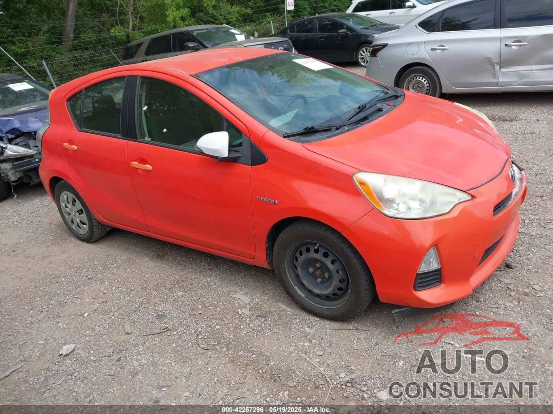 TOYOTA PRIUS C 2012 - JTDKDTB37C1004163