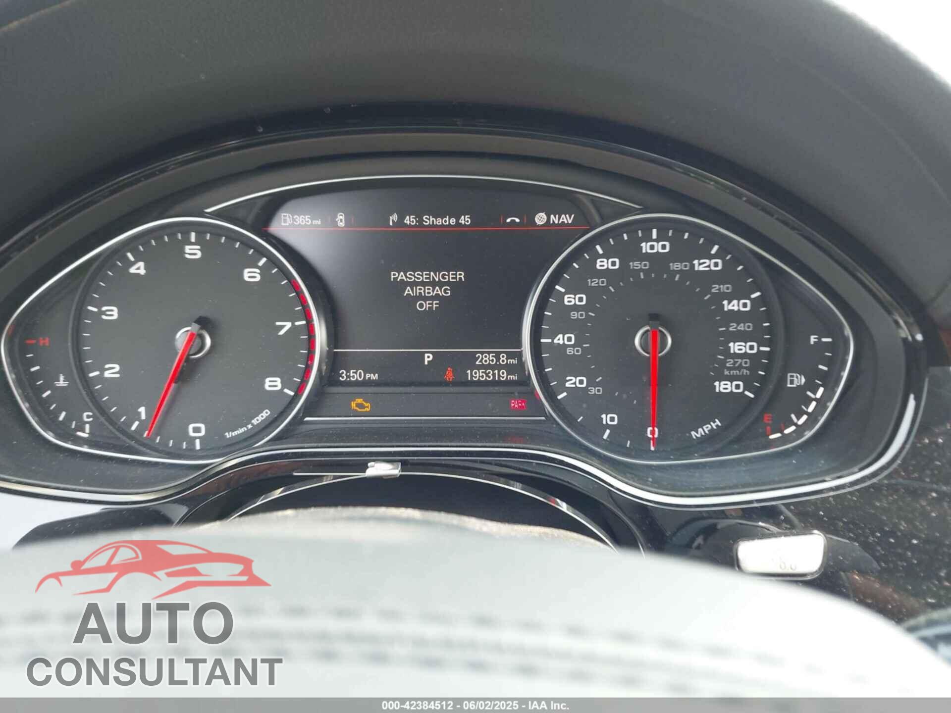 AUDI A8 L 2013 - WAURGAFD9DN007120