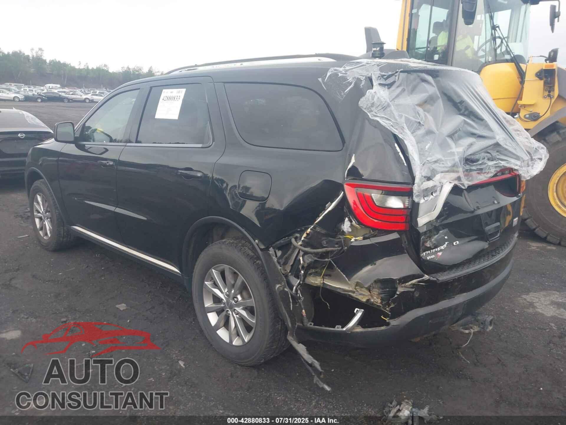 DODGE DURANGO 2017 - 1C4RDJAG2HC908117
