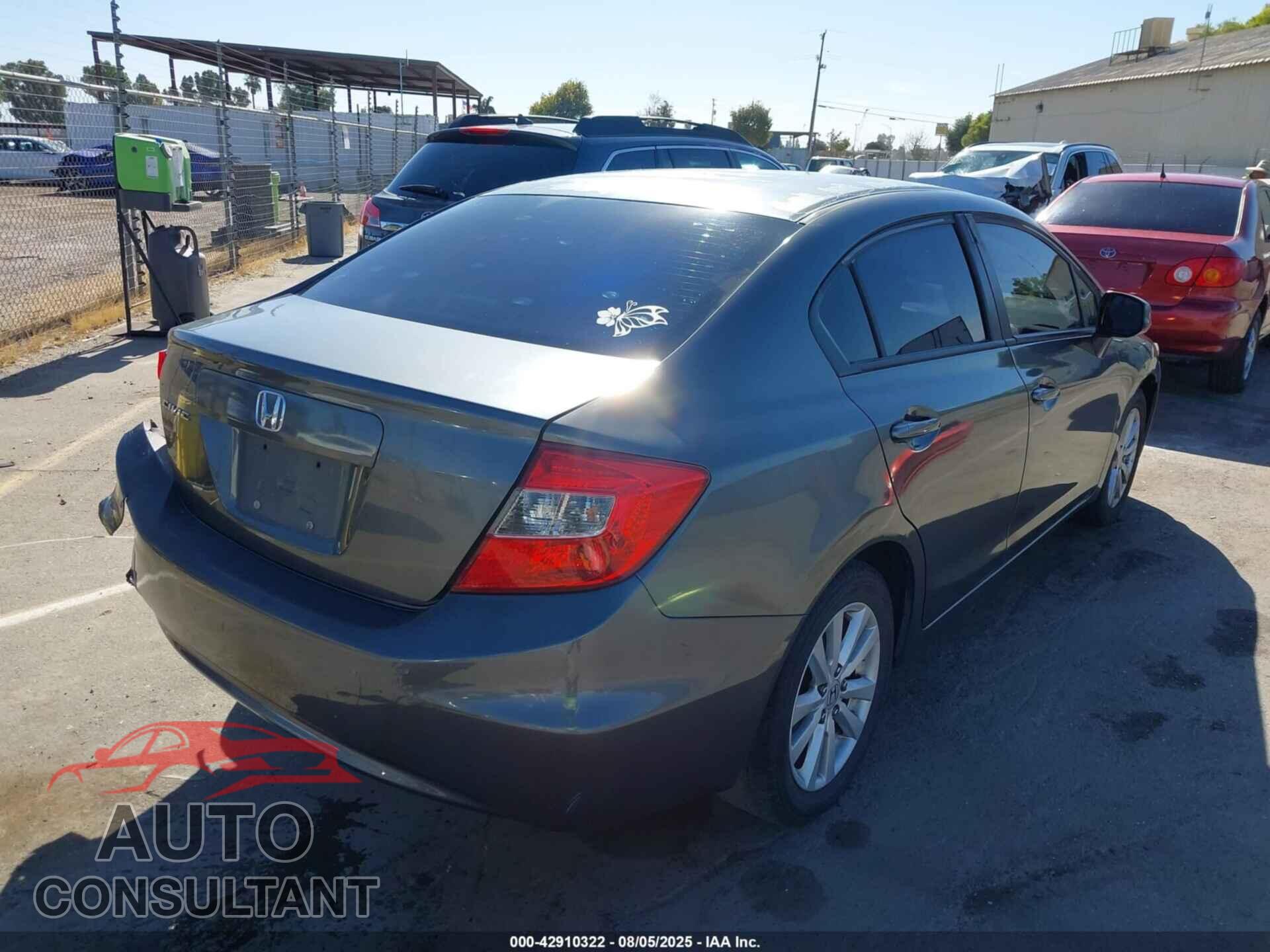HONDA CIVIC 2012 - 19XFB2F84CE382302