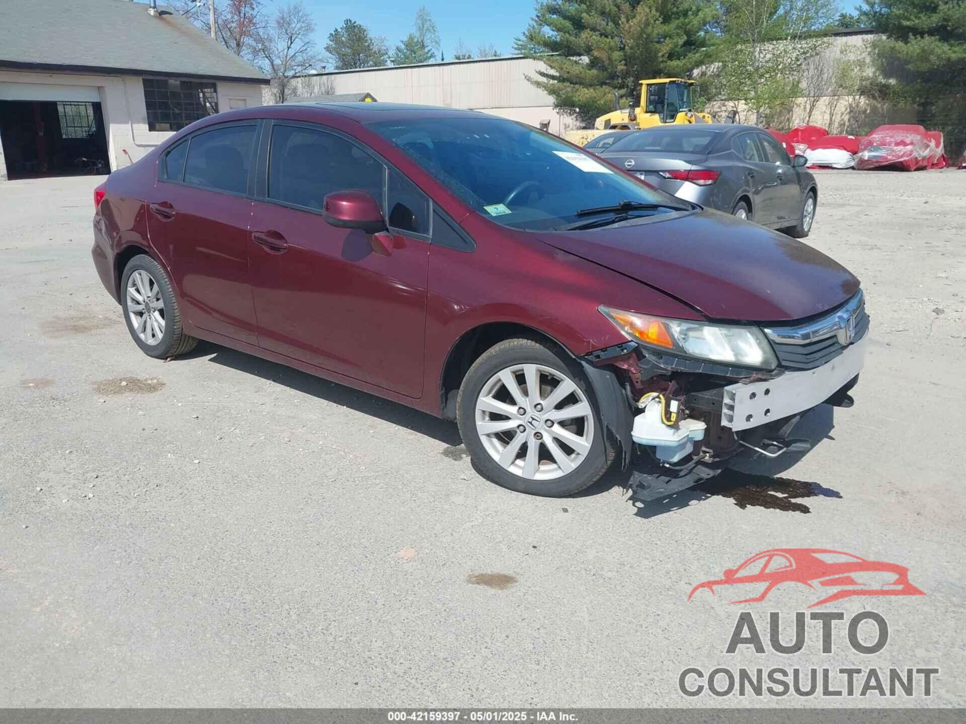 HONDA CIVIC 2012 - 2HGFB2F86CH541181