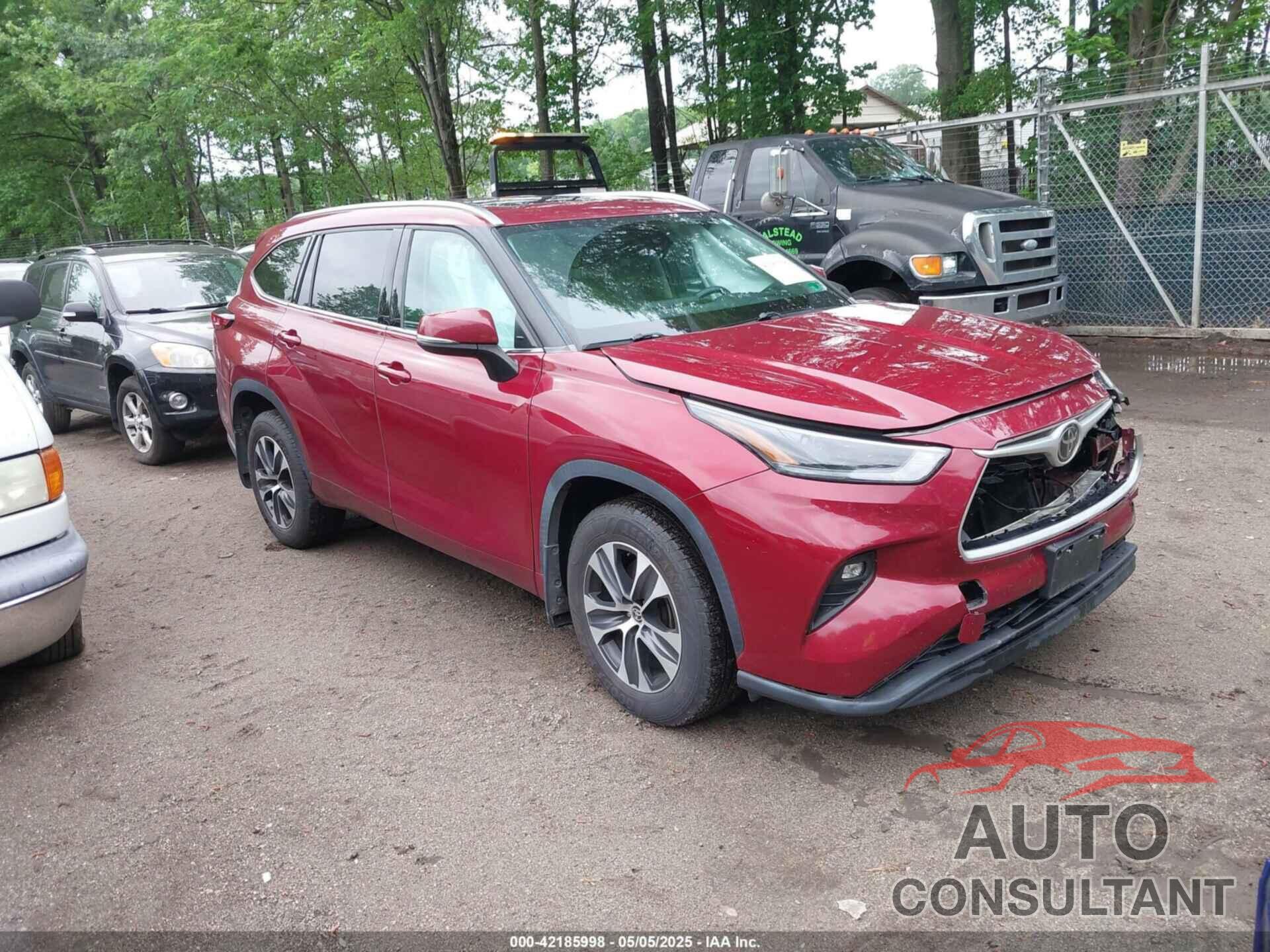 TOYOTA HIGHLANDER 2021 - 5TDGZRBH8MS094515