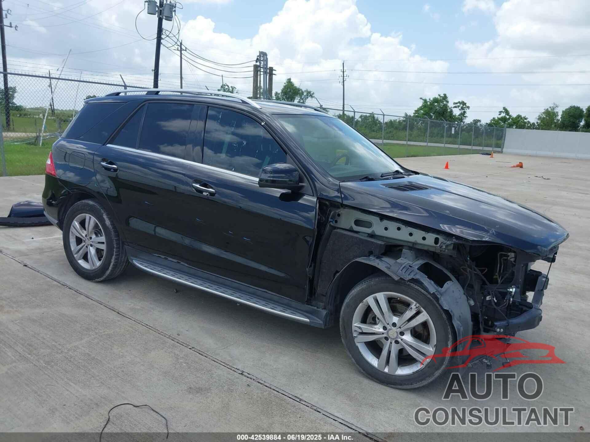 MERCEDES-BENZ ML 350 2013 - 4JGDA5JBXDA196701