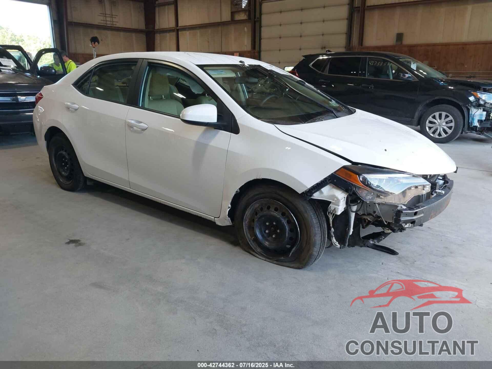 TOYOTA COROLLA 2017 - 2T1BURHE3HC958908