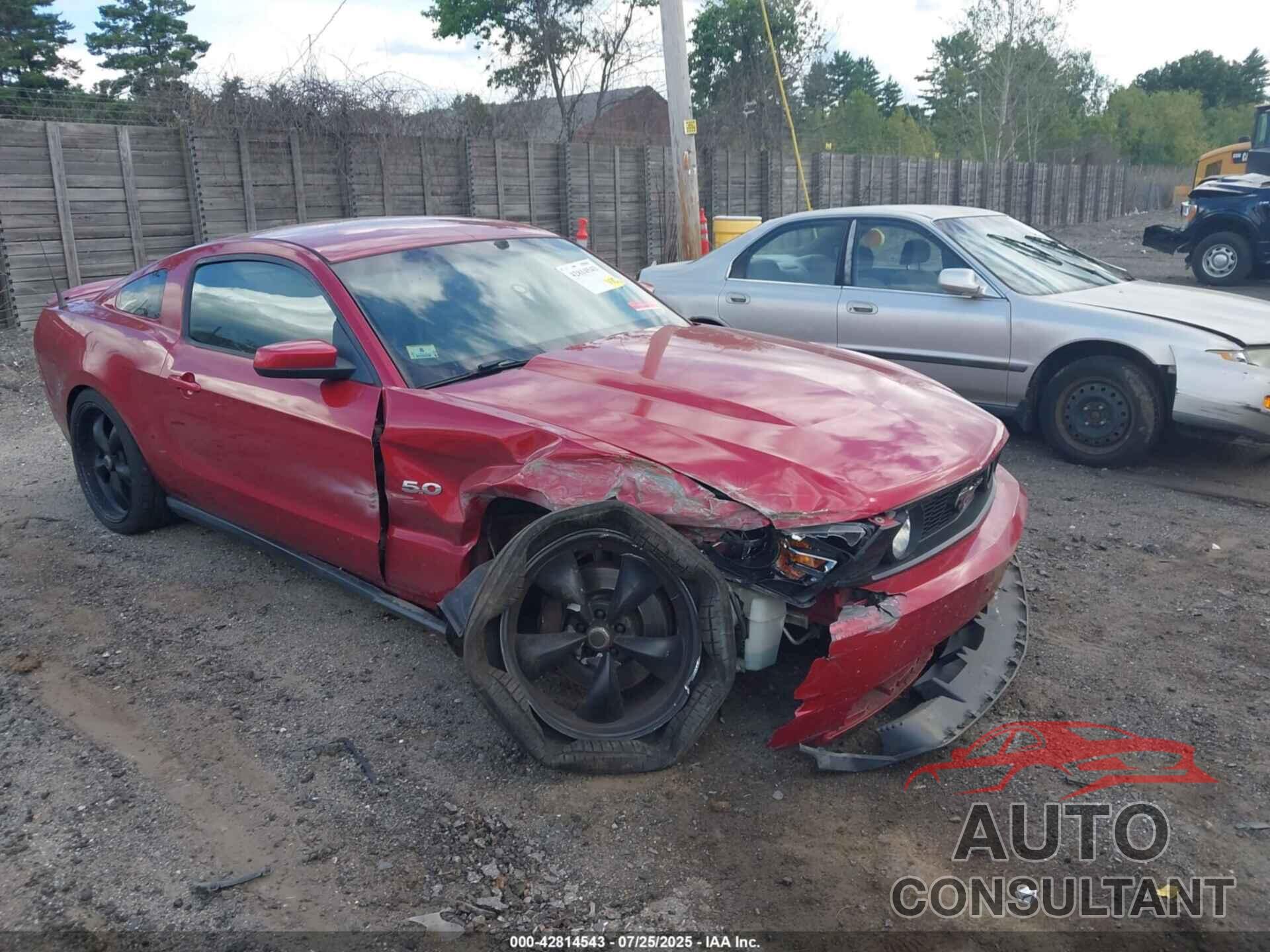 FORD MUSTANG 2012 - 1ZVBP8CF0C5243279