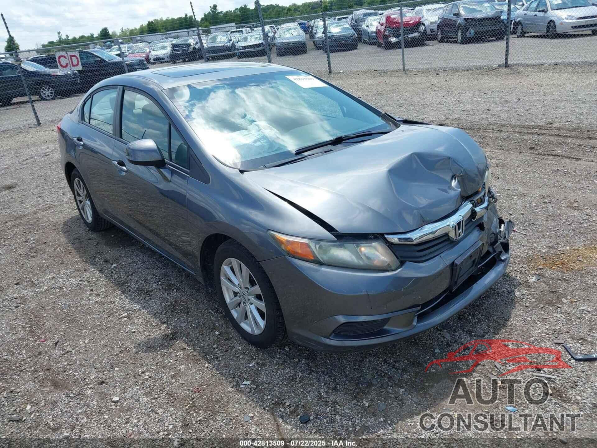 HONDA CIVIC 2012 - 19XFB2F87CE349116