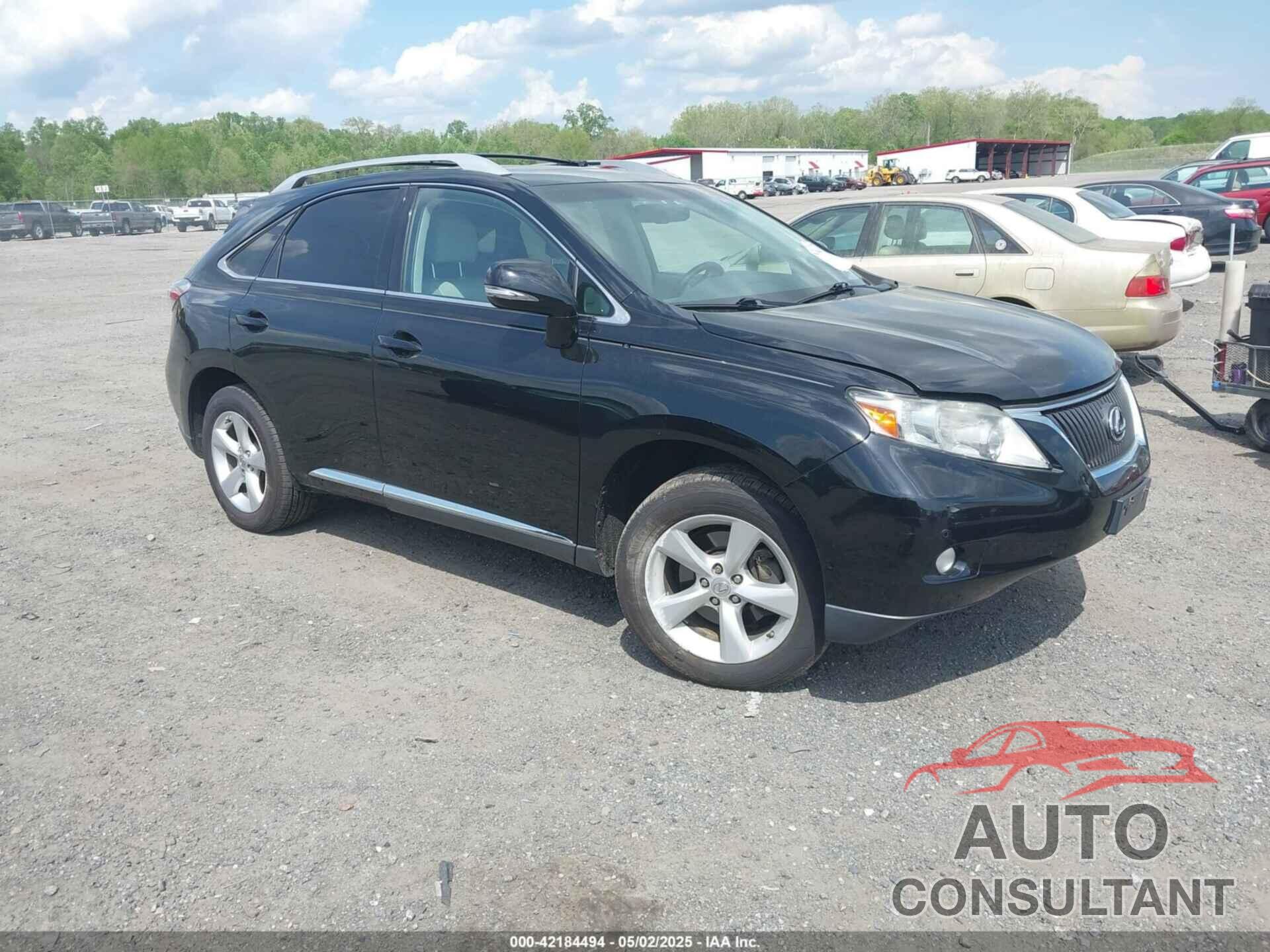 LEXUS RX 350 2012 - 2T2BK1BA8CC153360