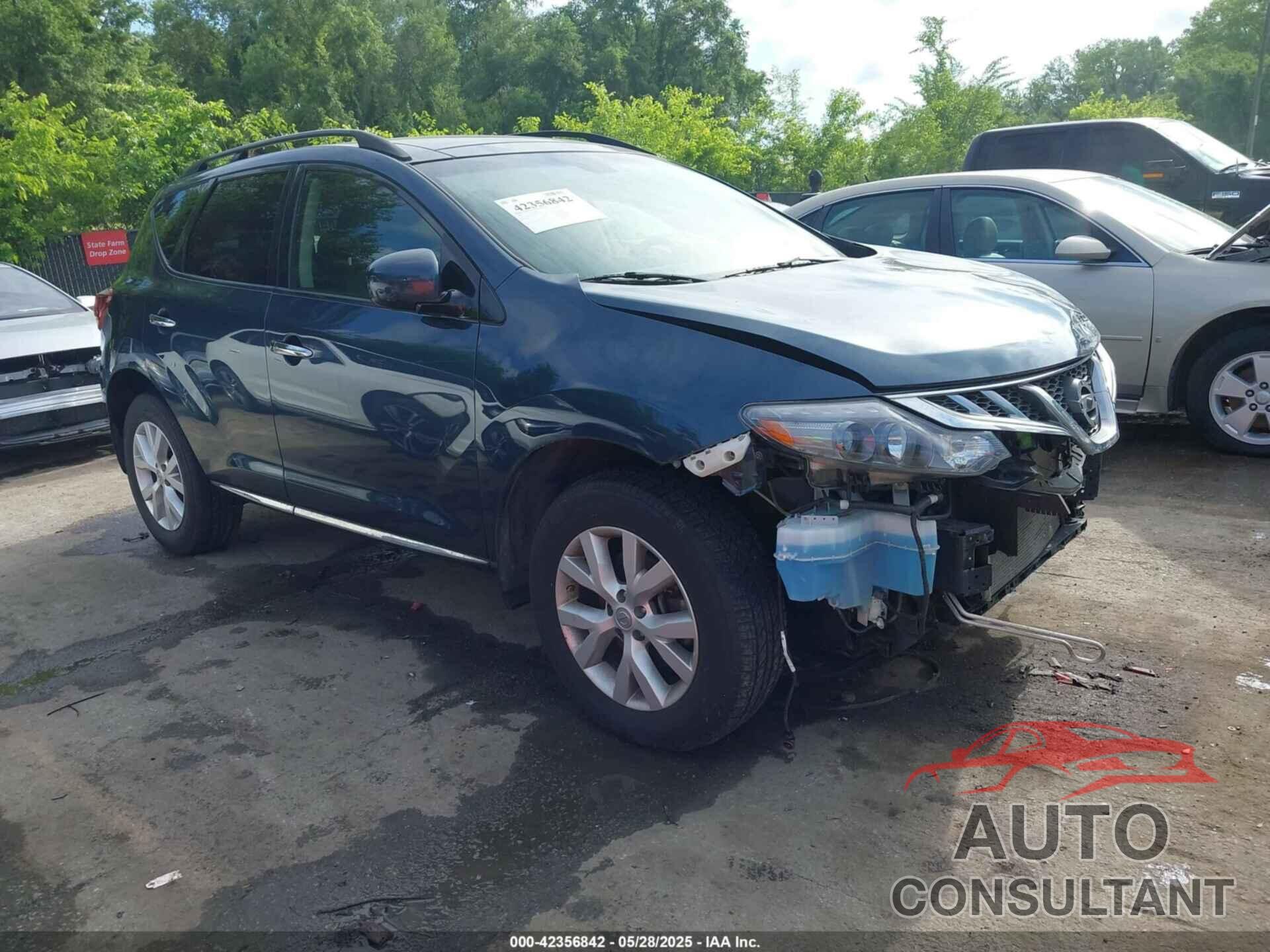 NISSAN MURANO 2013 - JN8AZ1MW6DW321966