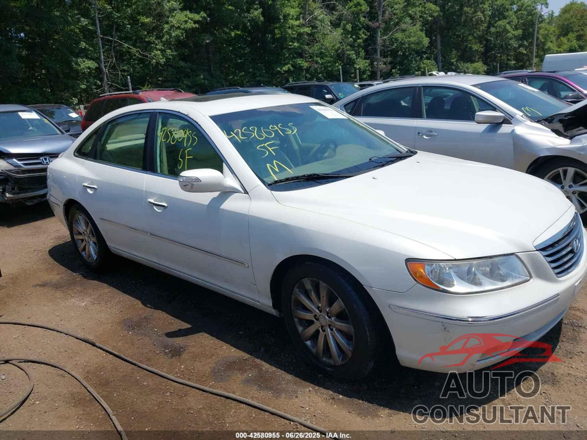 HYUNDAI AZERA 2009 - KMHFC46F29A357851