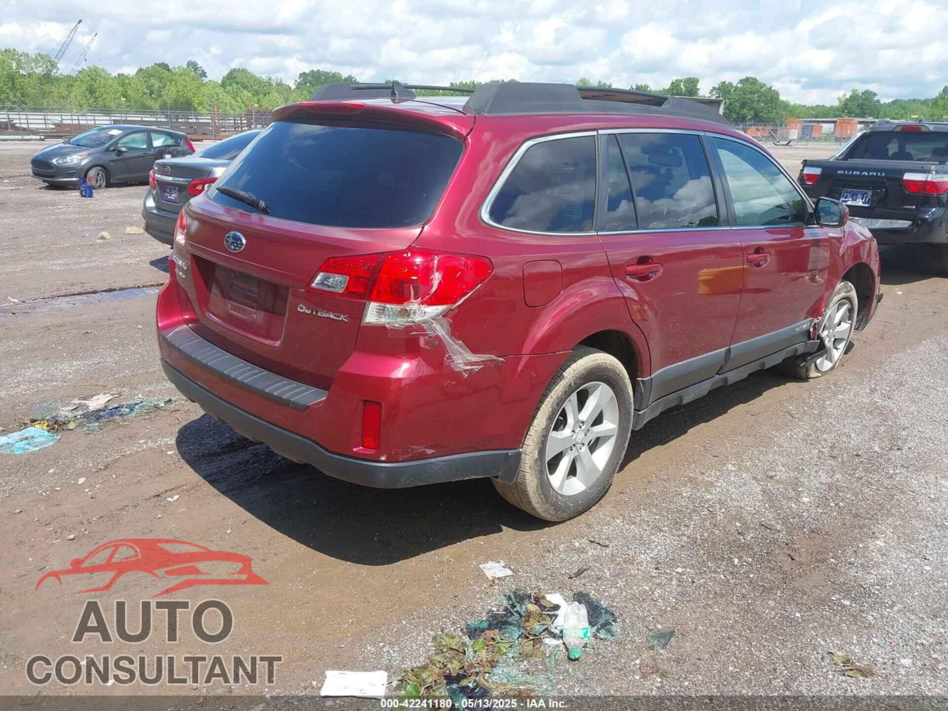 SUBARU OUTBACK 2014 - 4S4BRCCC8E3235527