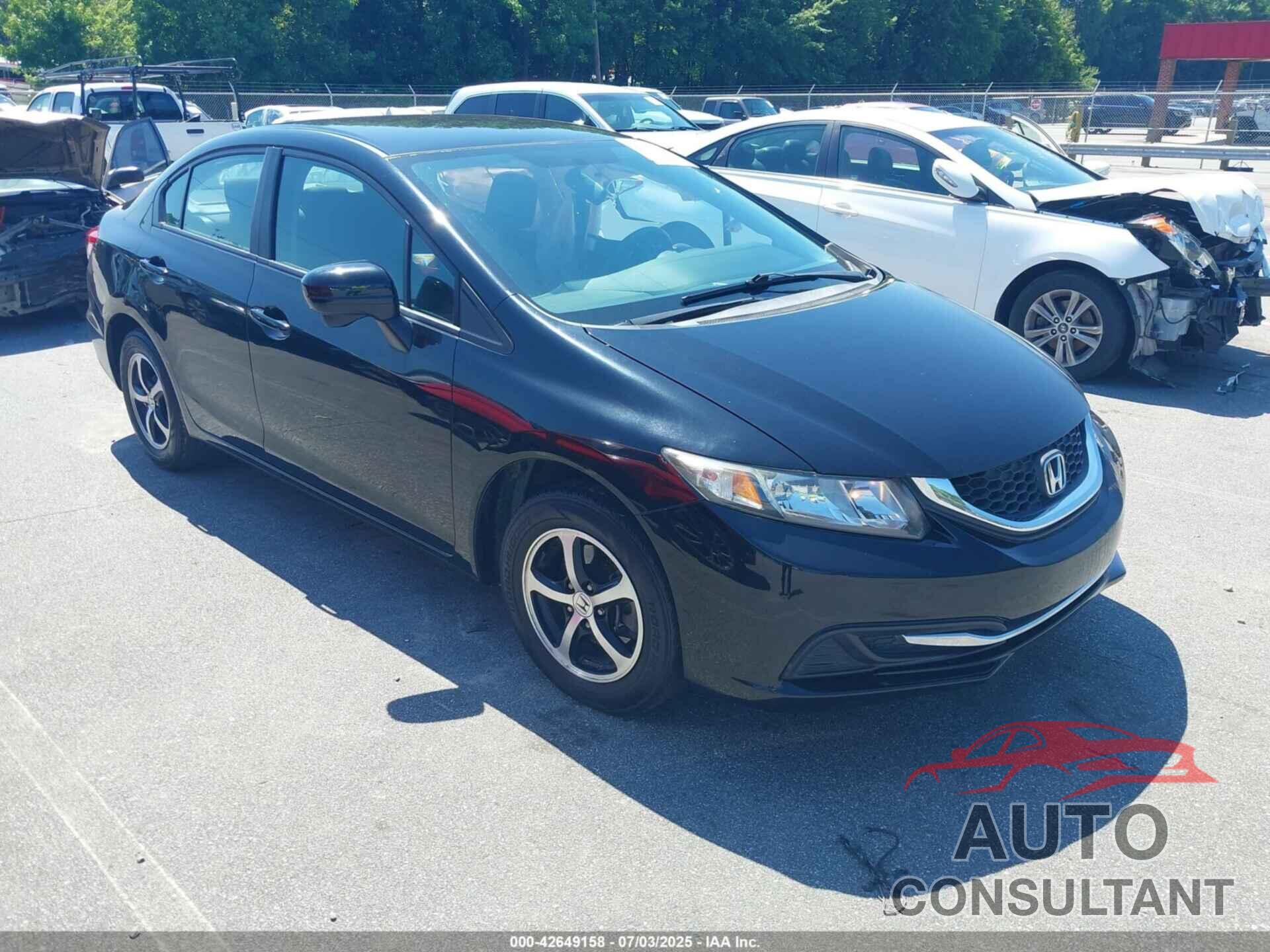 HONDA CIVIC 2015 - 2HGFB2F71FH546123