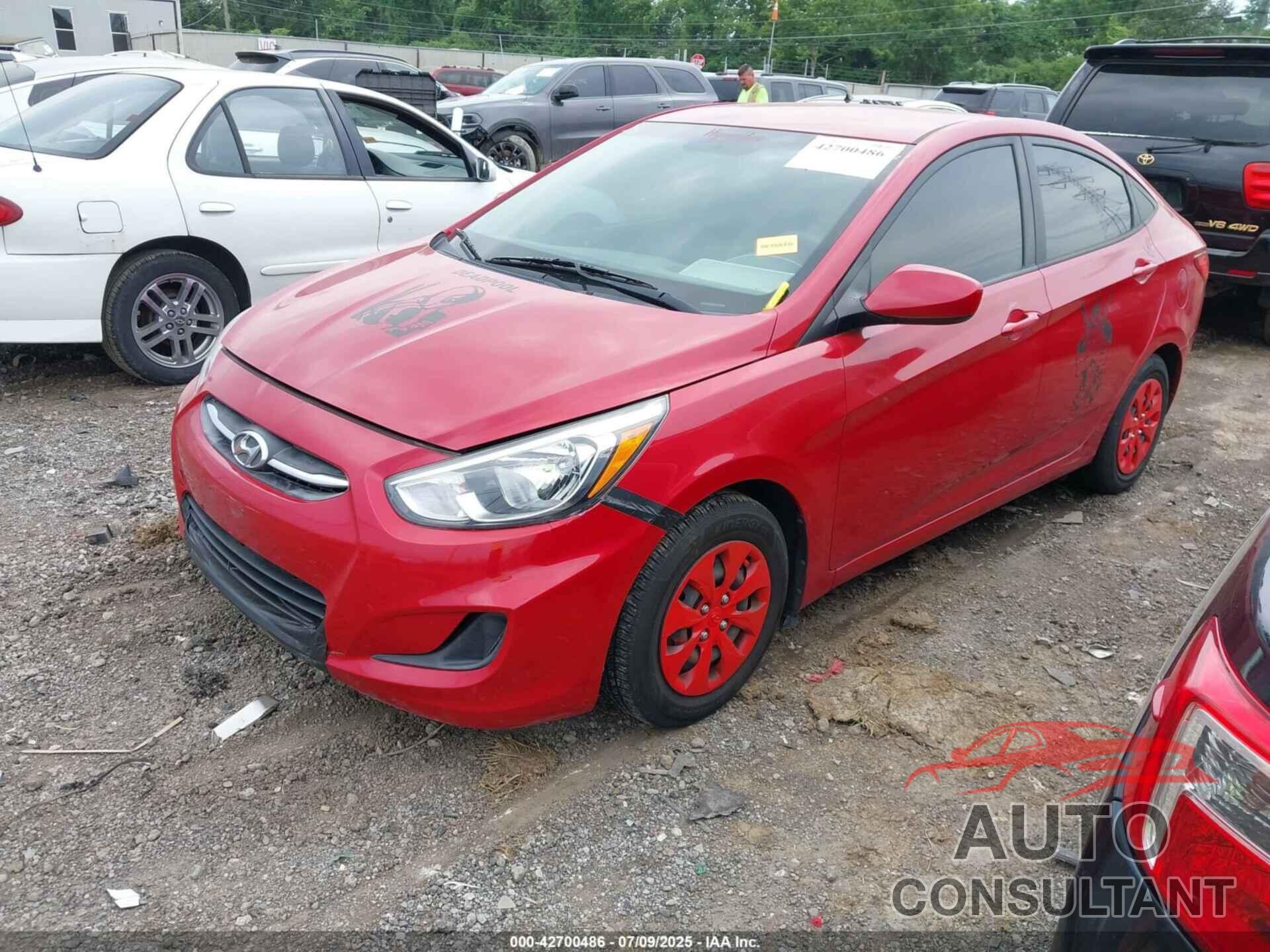 HYUNDAI ACCENT 2016 - KMHCT4AE7GU157352